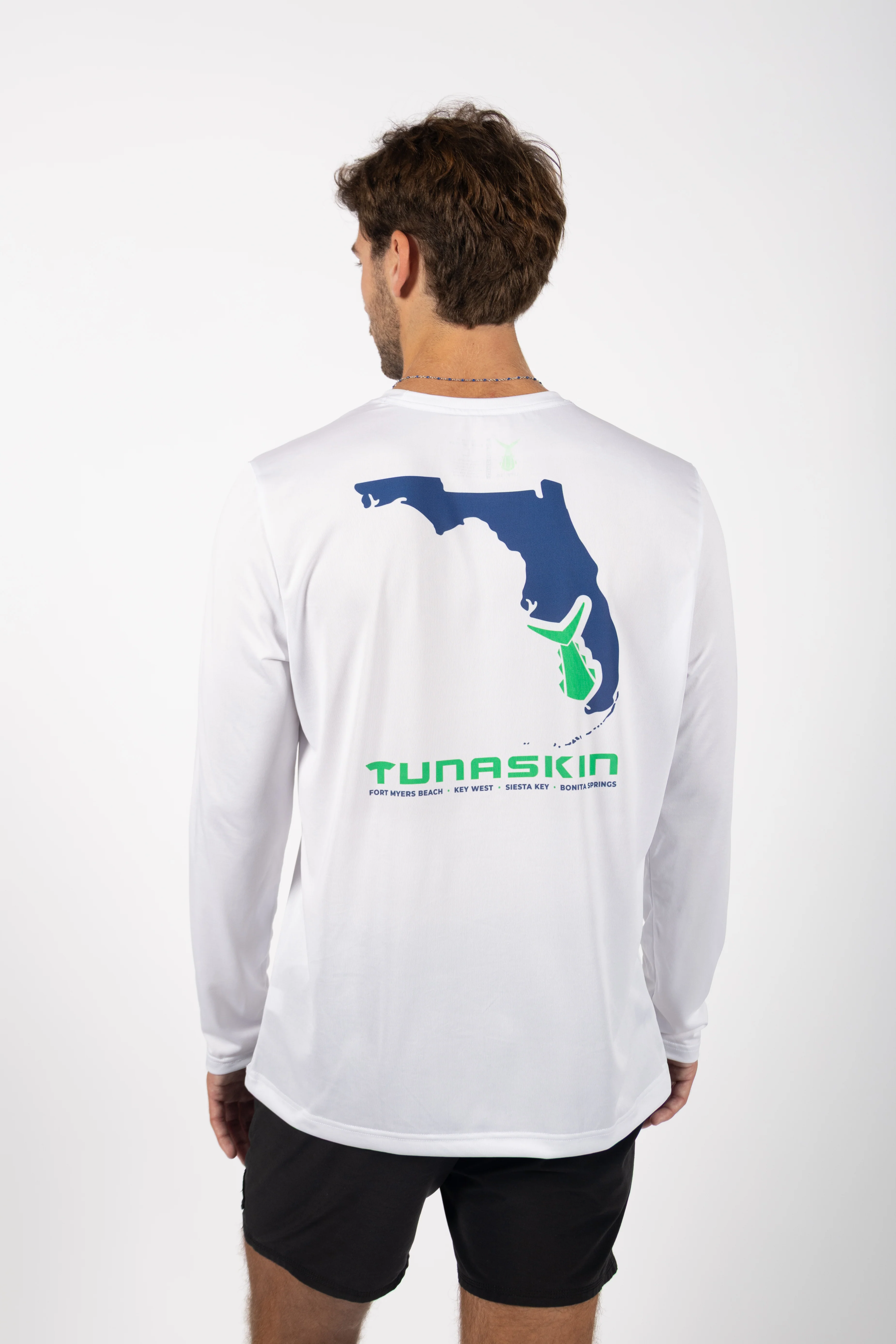 FL State| Men's Echo Performance Long Sleeve | White