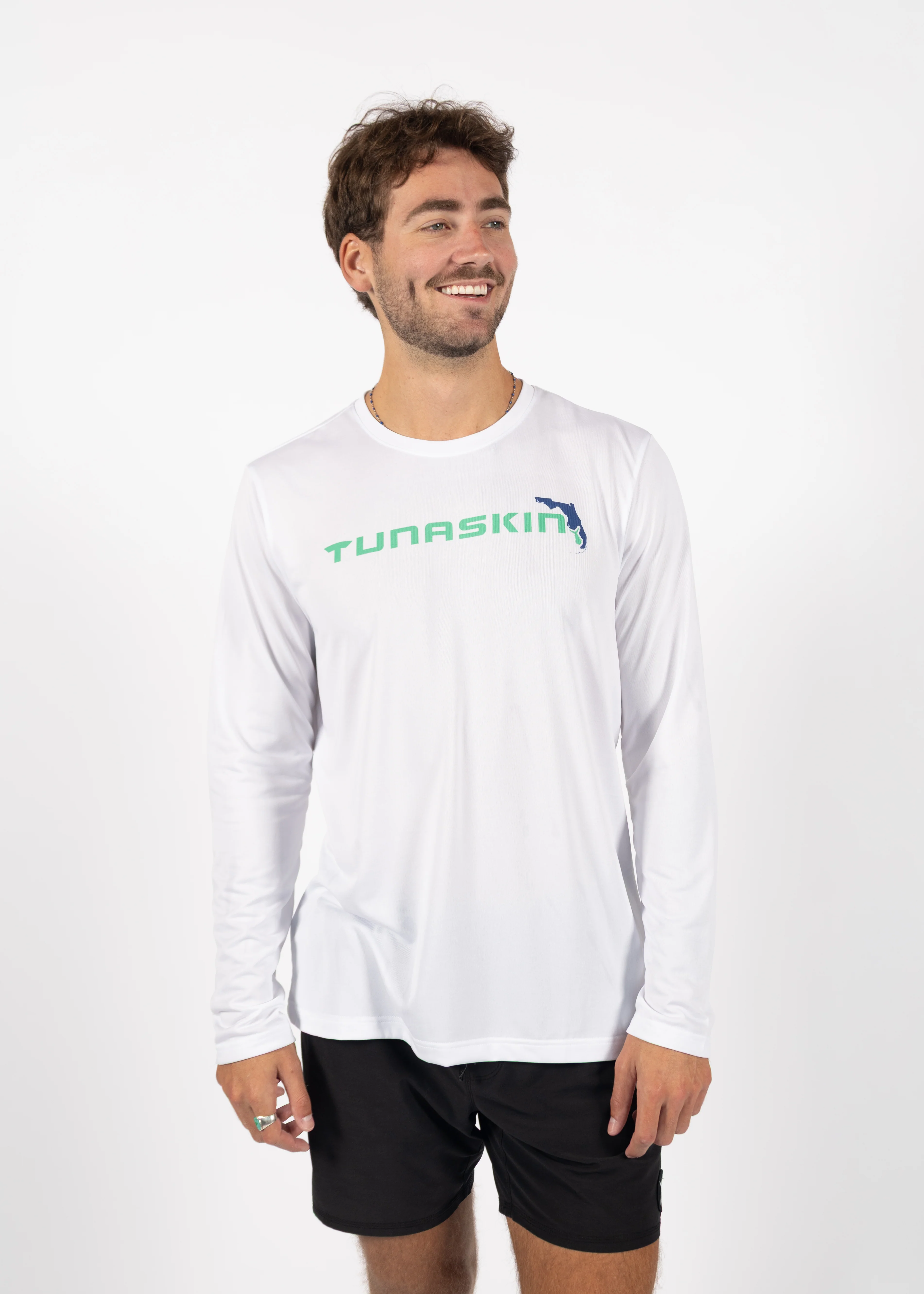 FL State| Men's Echo Performance Long Sleeve | White - Image 2