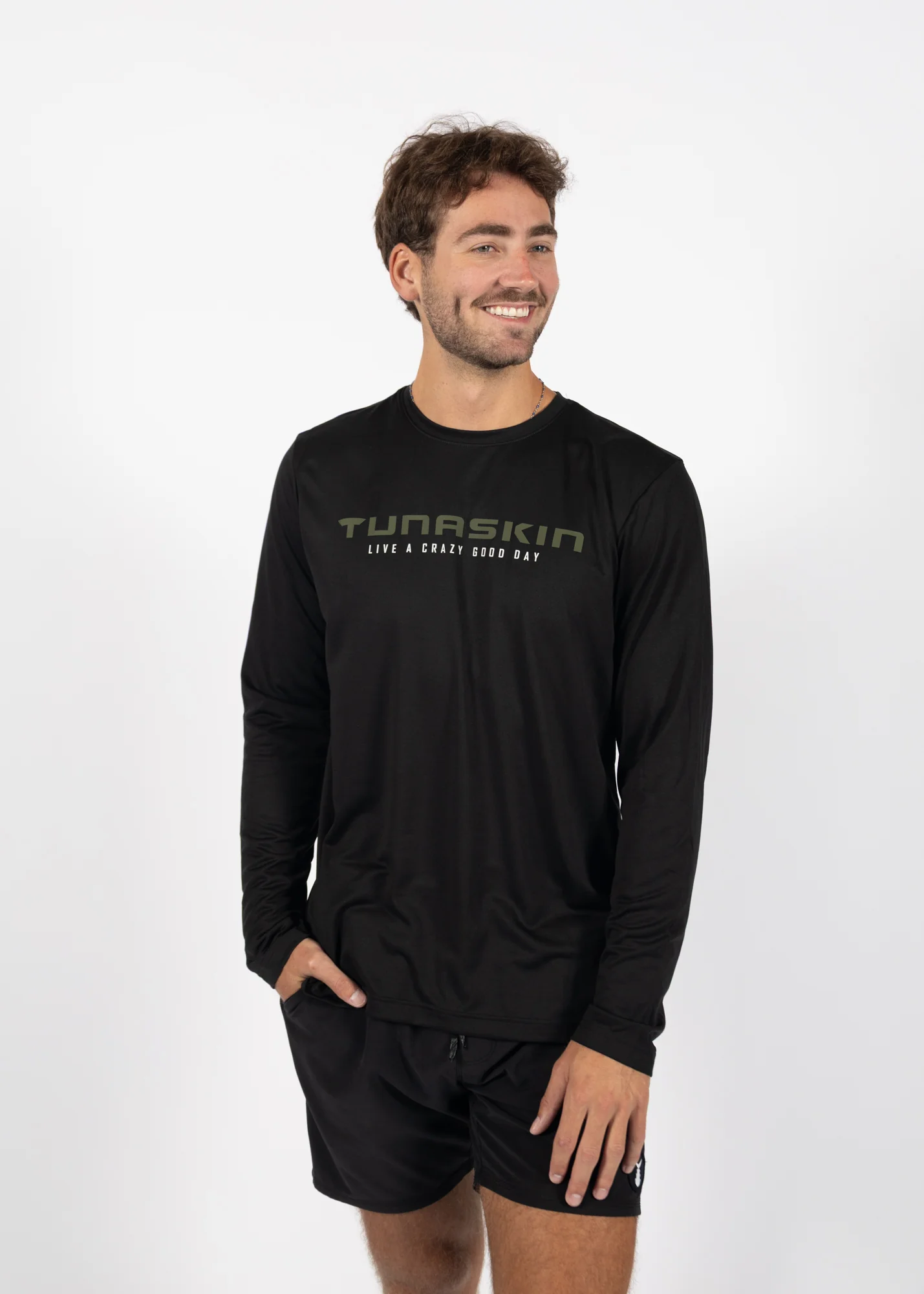 Men's Echo Performance Long Sleeve | Black - Image 3