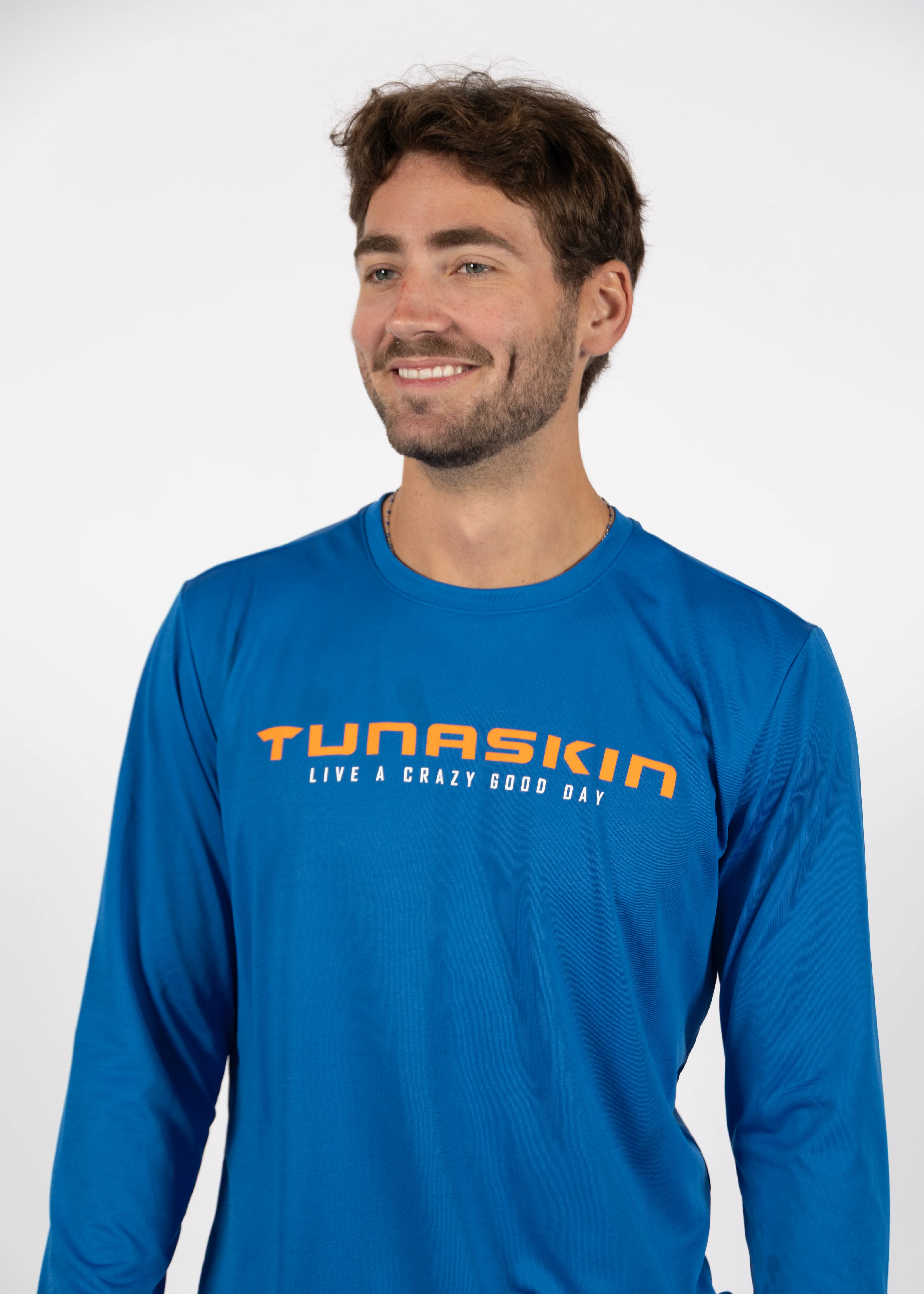 Men's Echo Performance Long Sleeve | Pacific Blue - Image 2