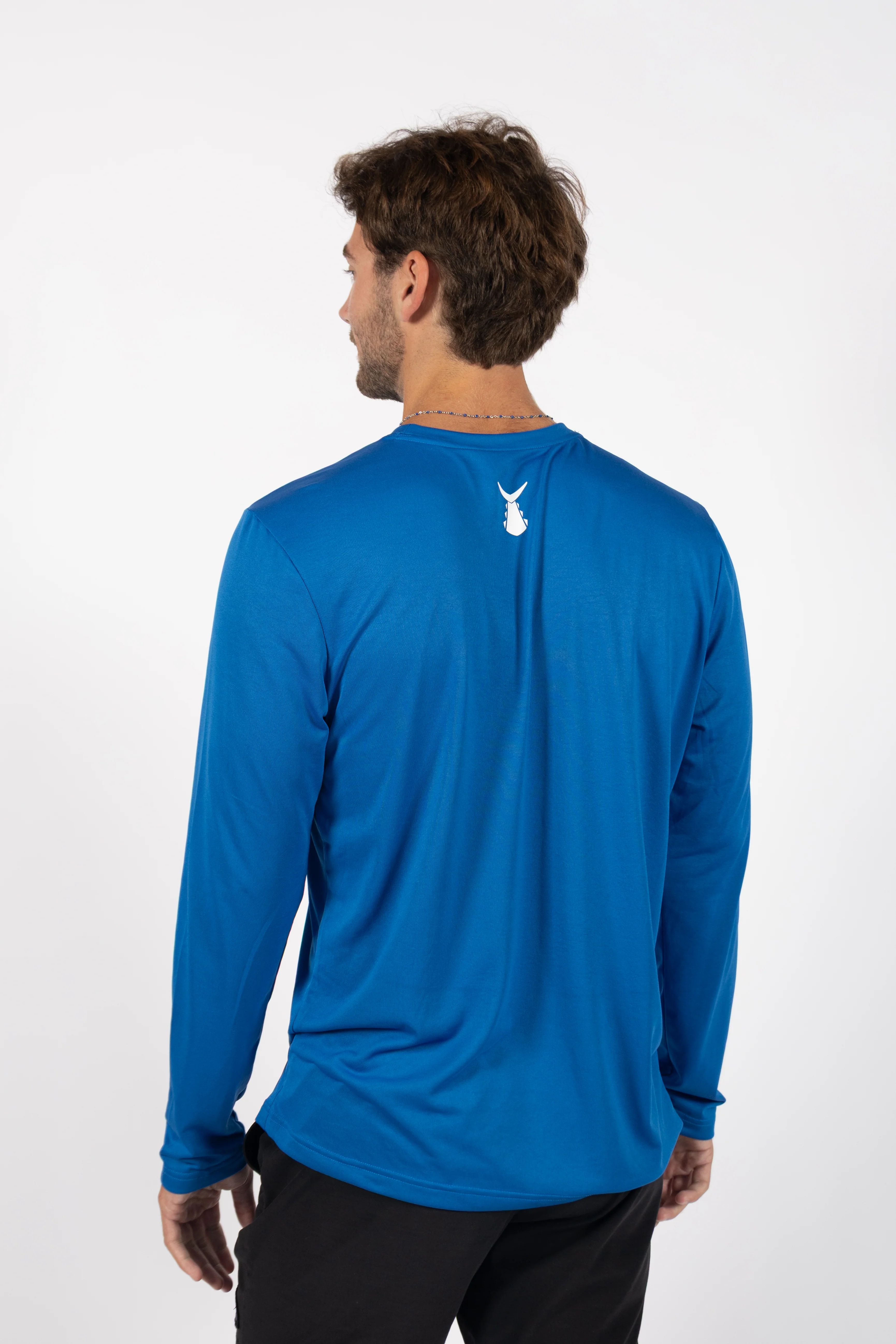 Men's Echo Performance Long Sleeve | Pacific Blue - Image 3