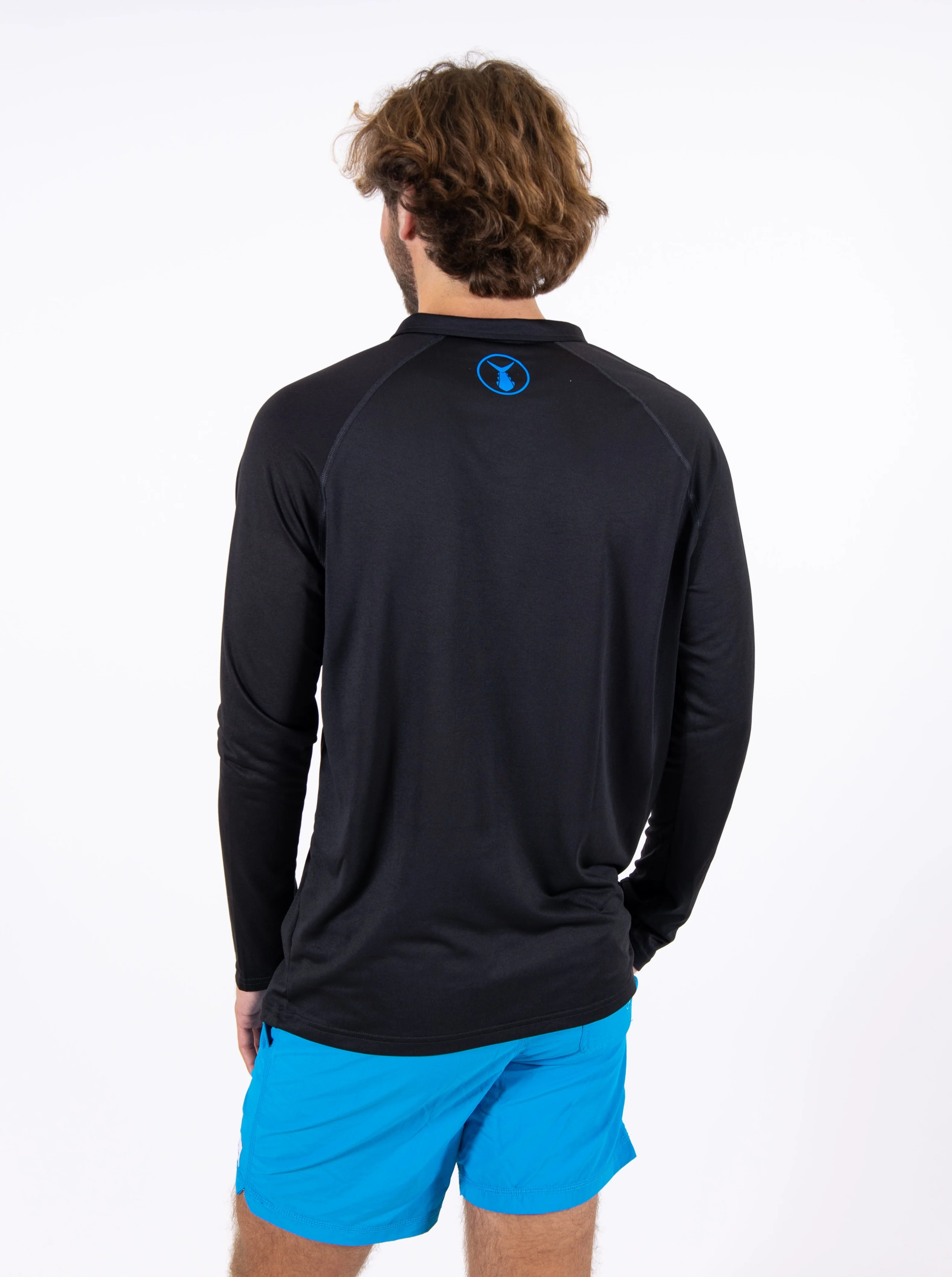 Men's Echo Performance Quarter Zip | Black - Image 6