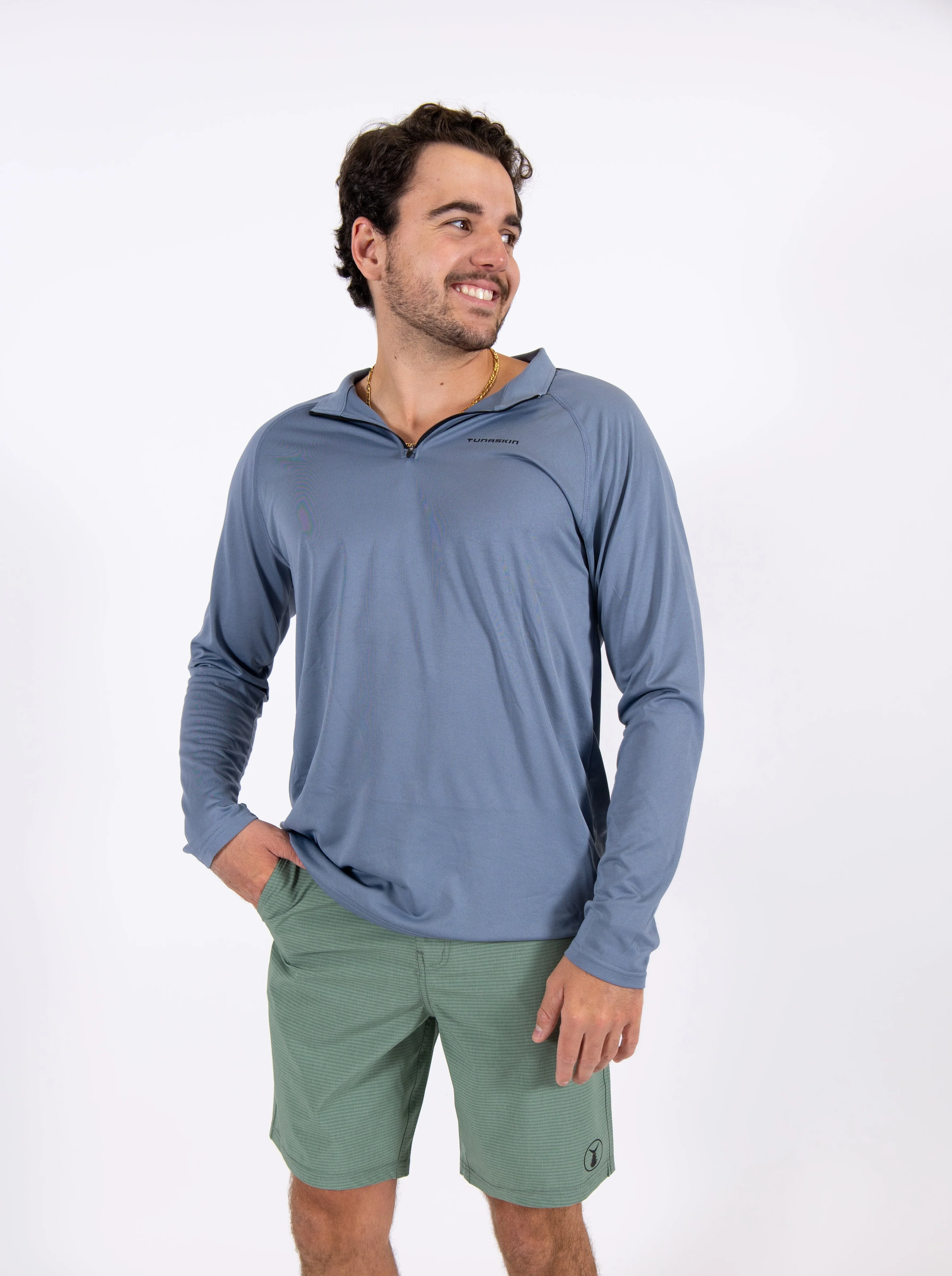 Echo Performance Quarter Zip | Charcoal - Image 4