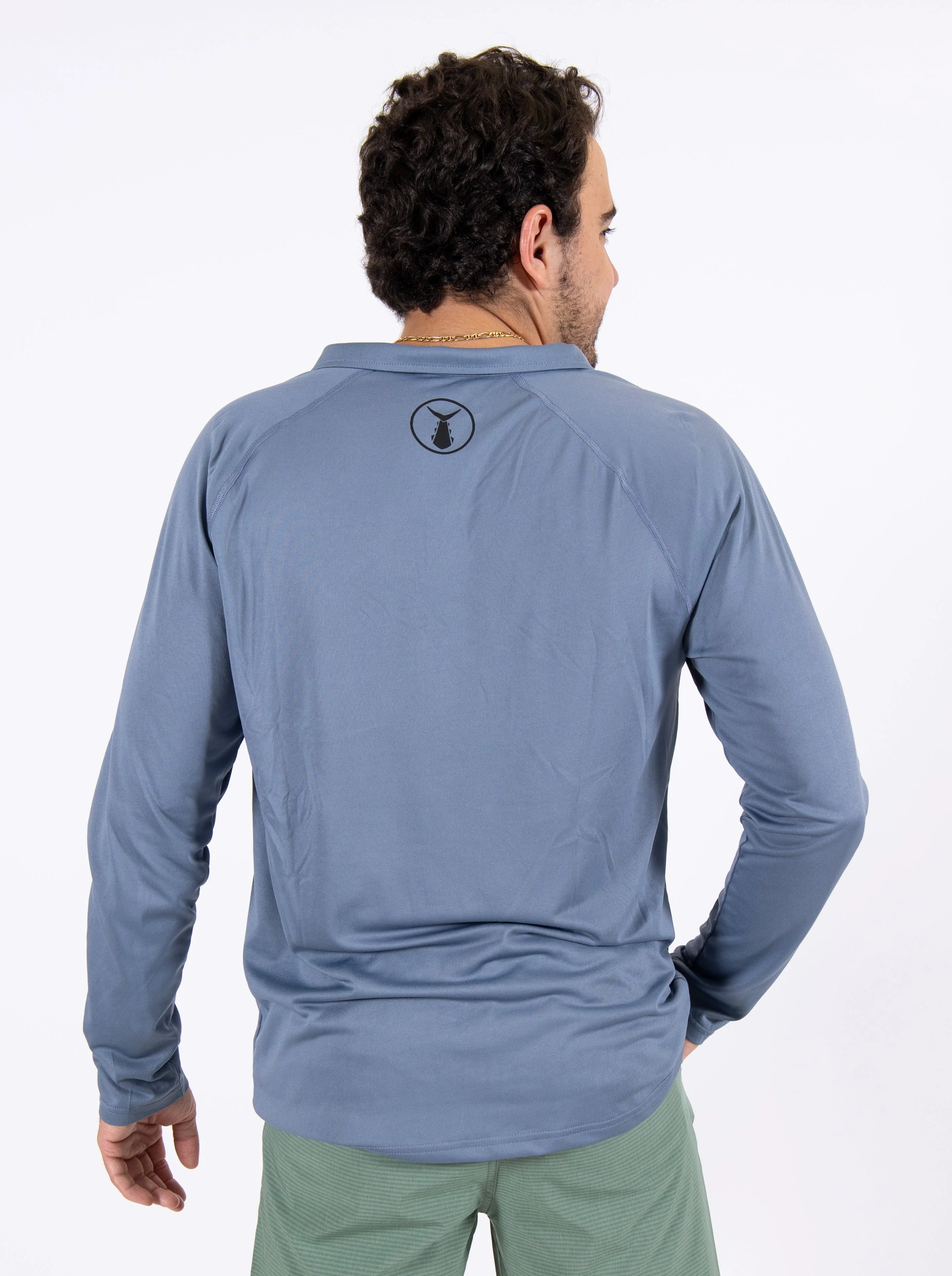 Echo Performance Quarter Zip | Charcoal - Image 5