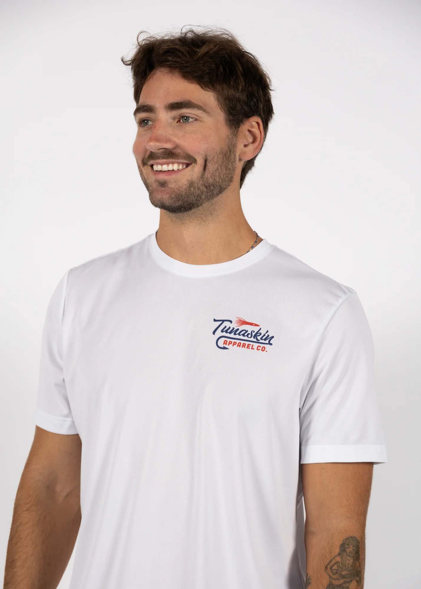 Lure | Men's Echo Performance Short Sleeve | White - Image 4