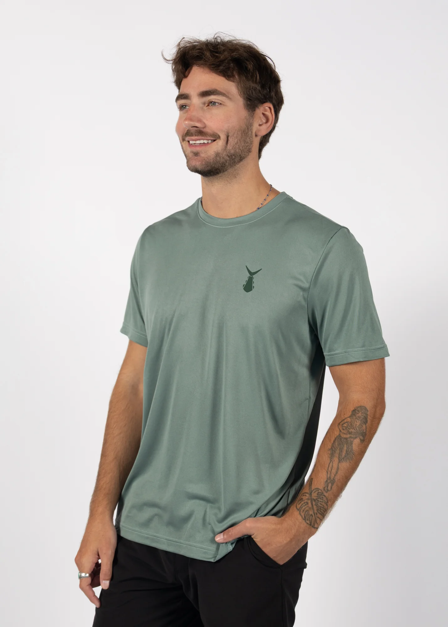 Men's Echo Performance Short Sleeve | Olive - Image 2