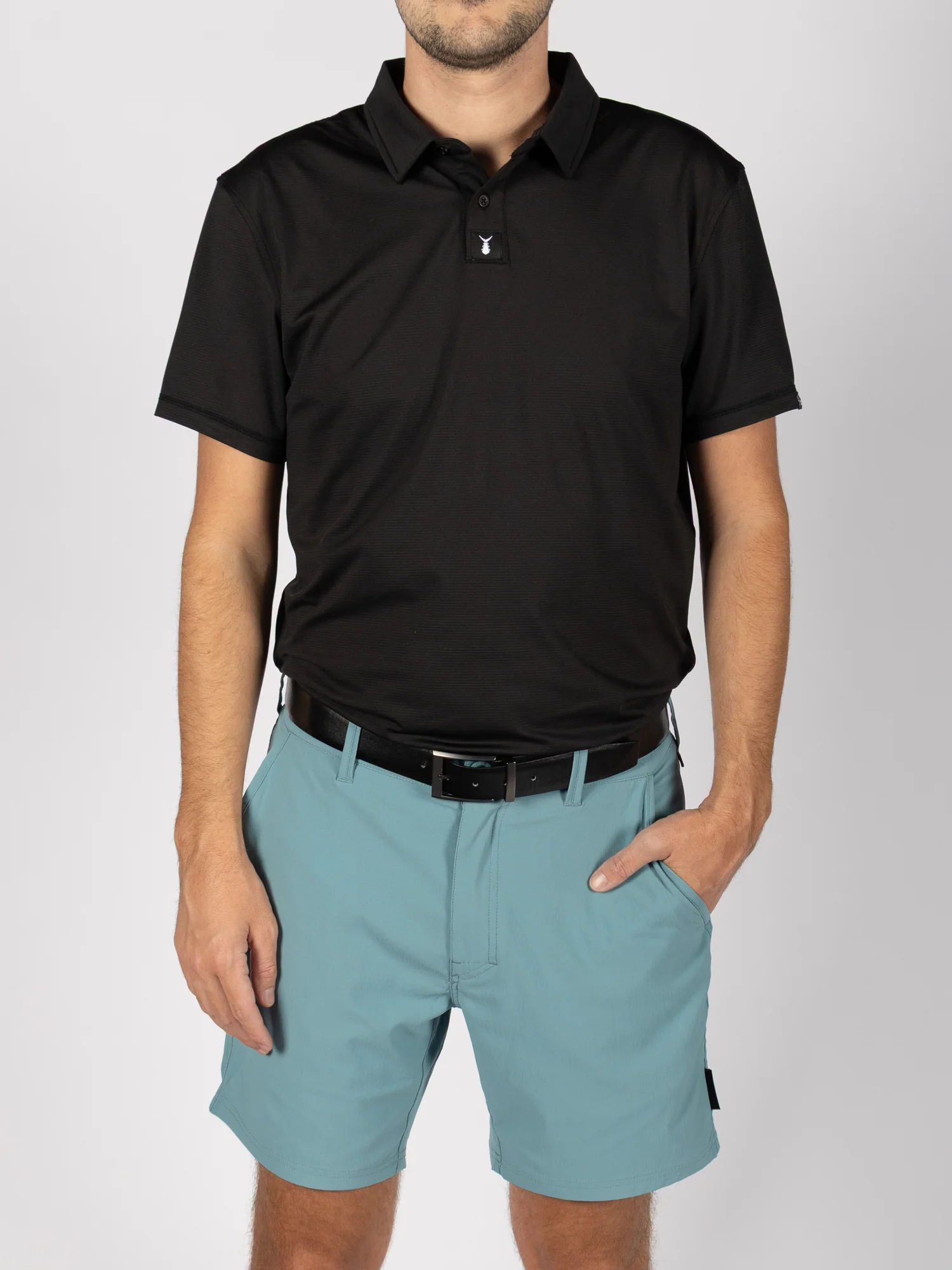 Men's Shoreline Polo | Black - Image 5