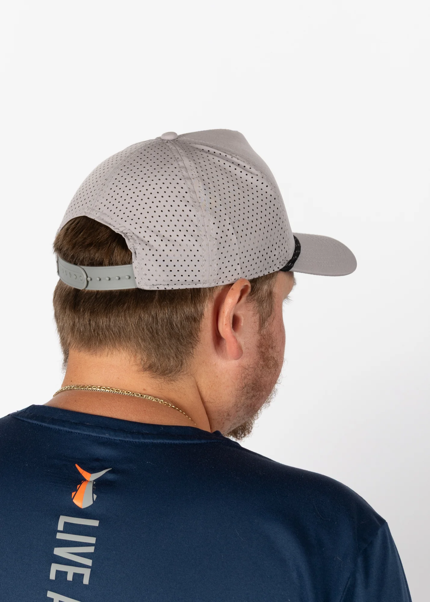 Hogfish | Mid Crown Adjustable Hat | Gray - Image 6