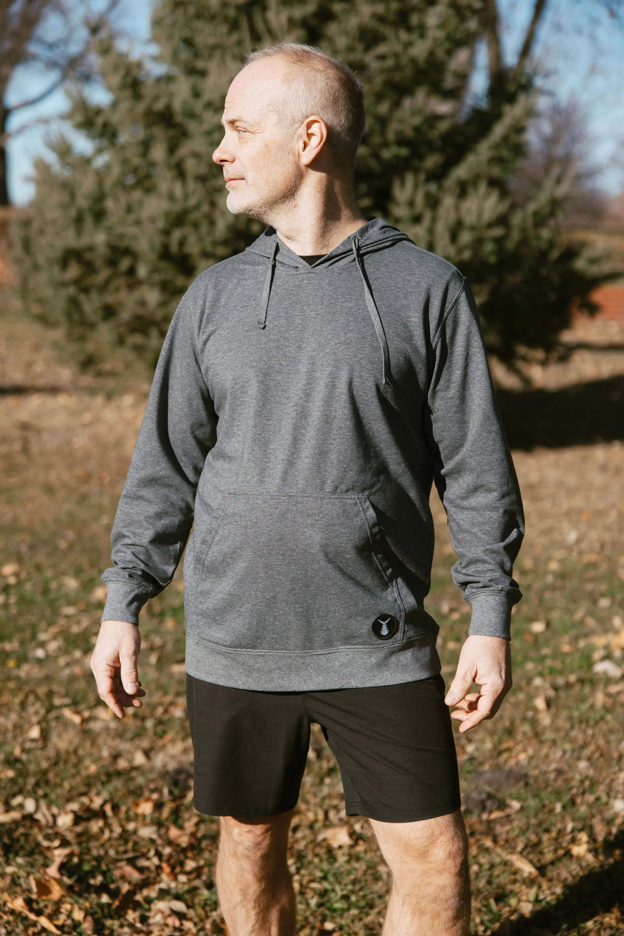 TSK Shore Lightweight Hoodie | Charcoal - Image 3