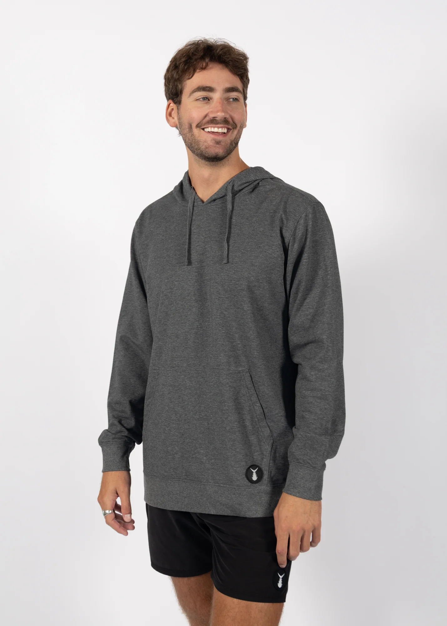 TSK Shore Lightweight Hoodie | Charcoal - Image 4