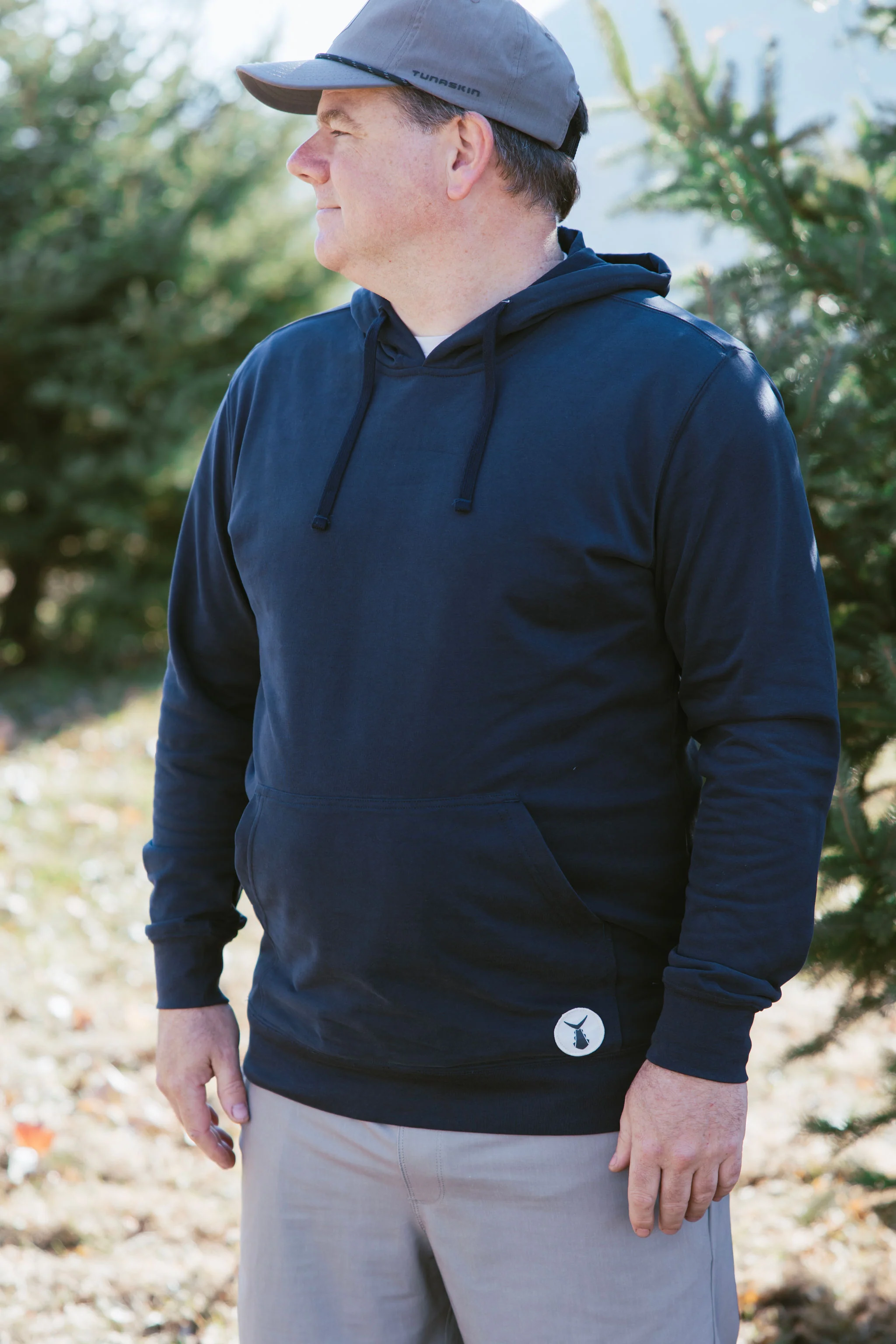 TSK Shore Lightweight Hoodie | Navy - Image 3
