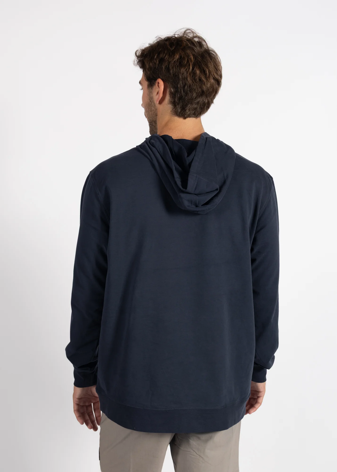 TSK Shore Lightweight Hoodie | Navy - Image 5