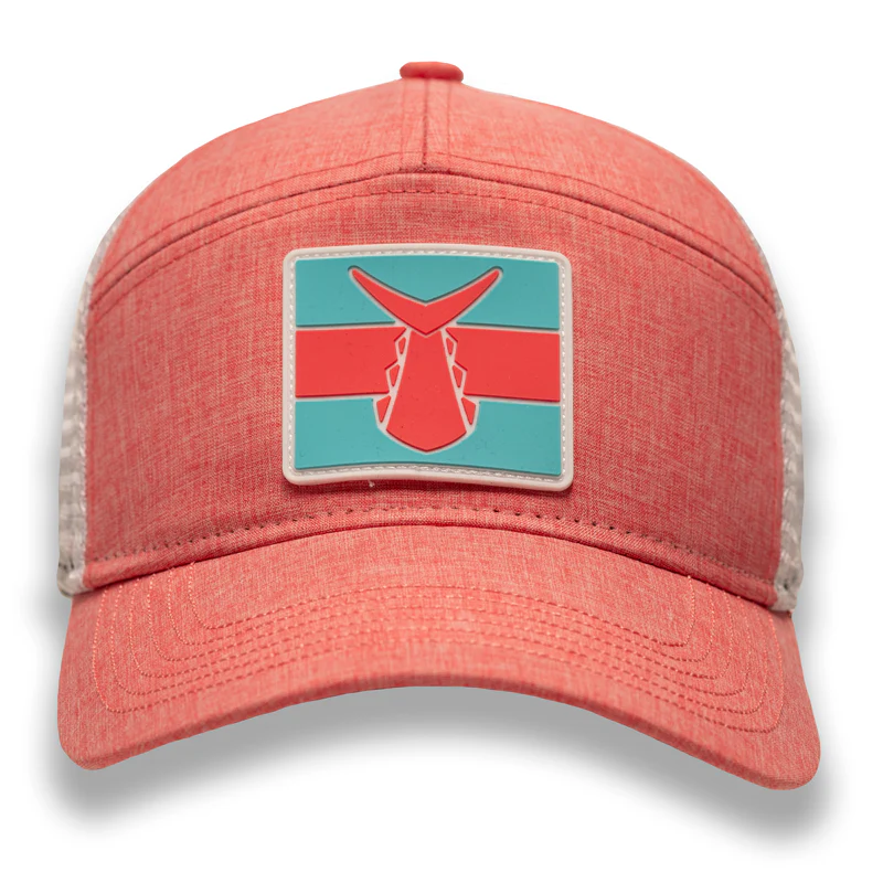 TSK Snapback Mesh Hat | Coral - Image 4