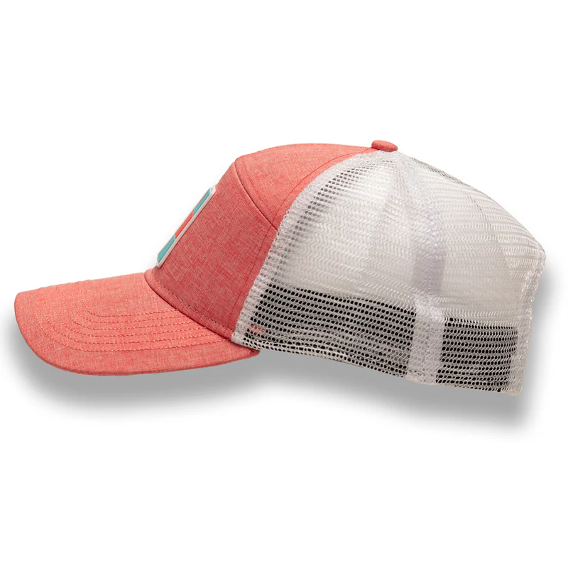 TSK Snapback Mesh Hat | Coral - Image 5