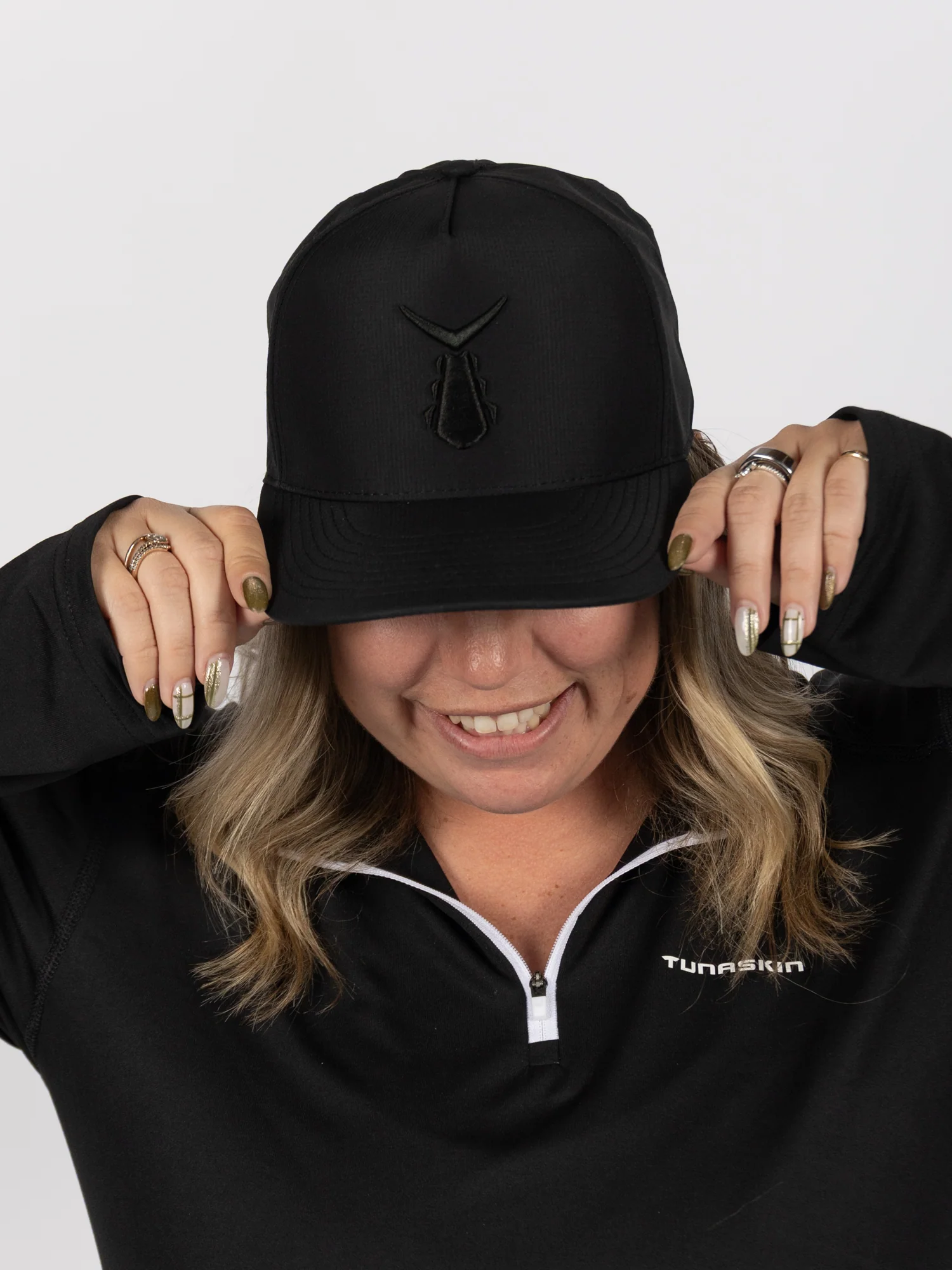 Stormline | Water Resistant High Crown Adjustable Hat | Black - Image 3