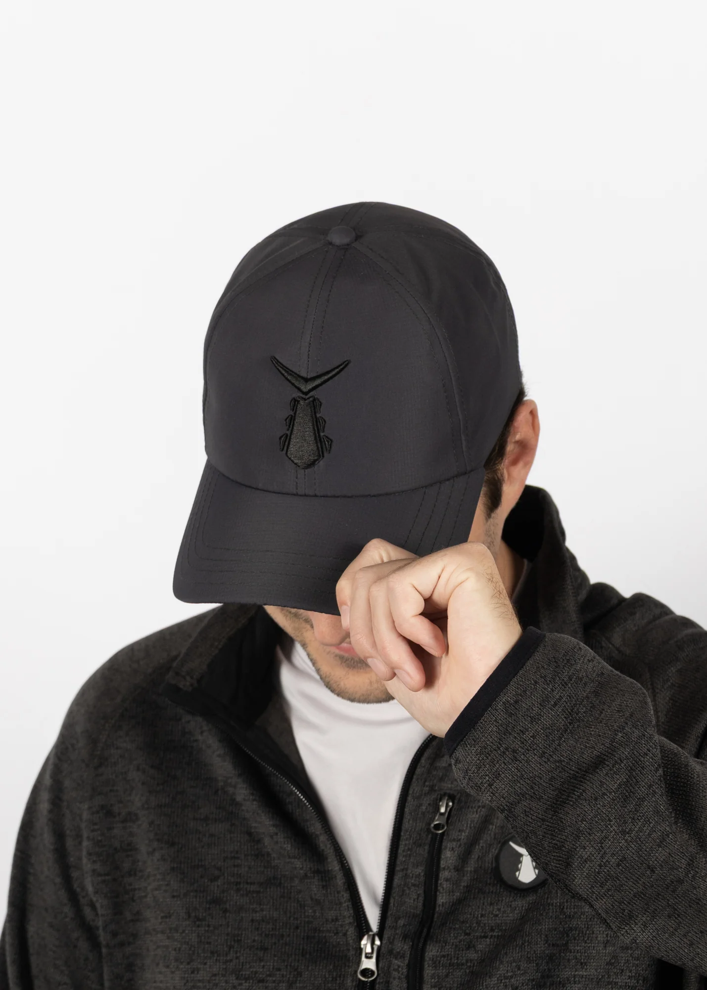 Stormline | Water Resistant Low Crown Adjustable Hat | Black - Image 3