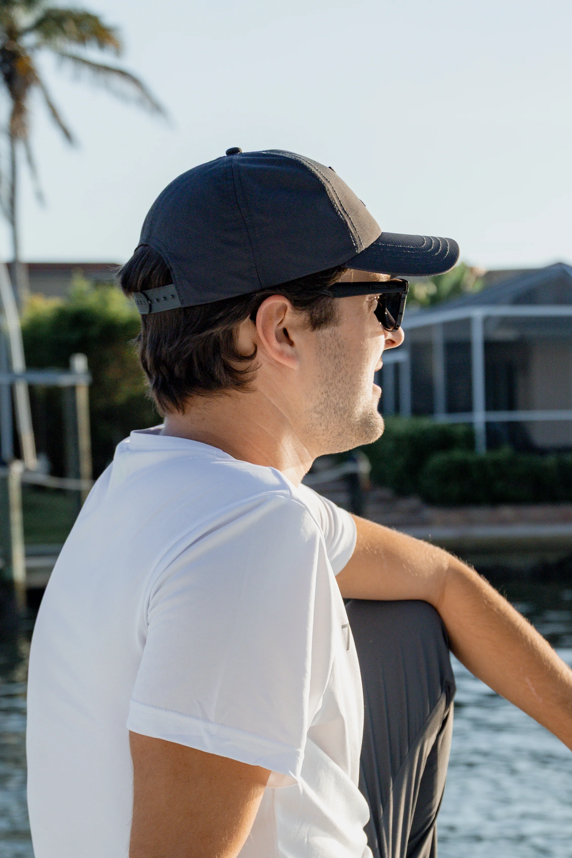 Stormline | Water Resistant Low Crown Adjustable Hat | Gray - Image 3