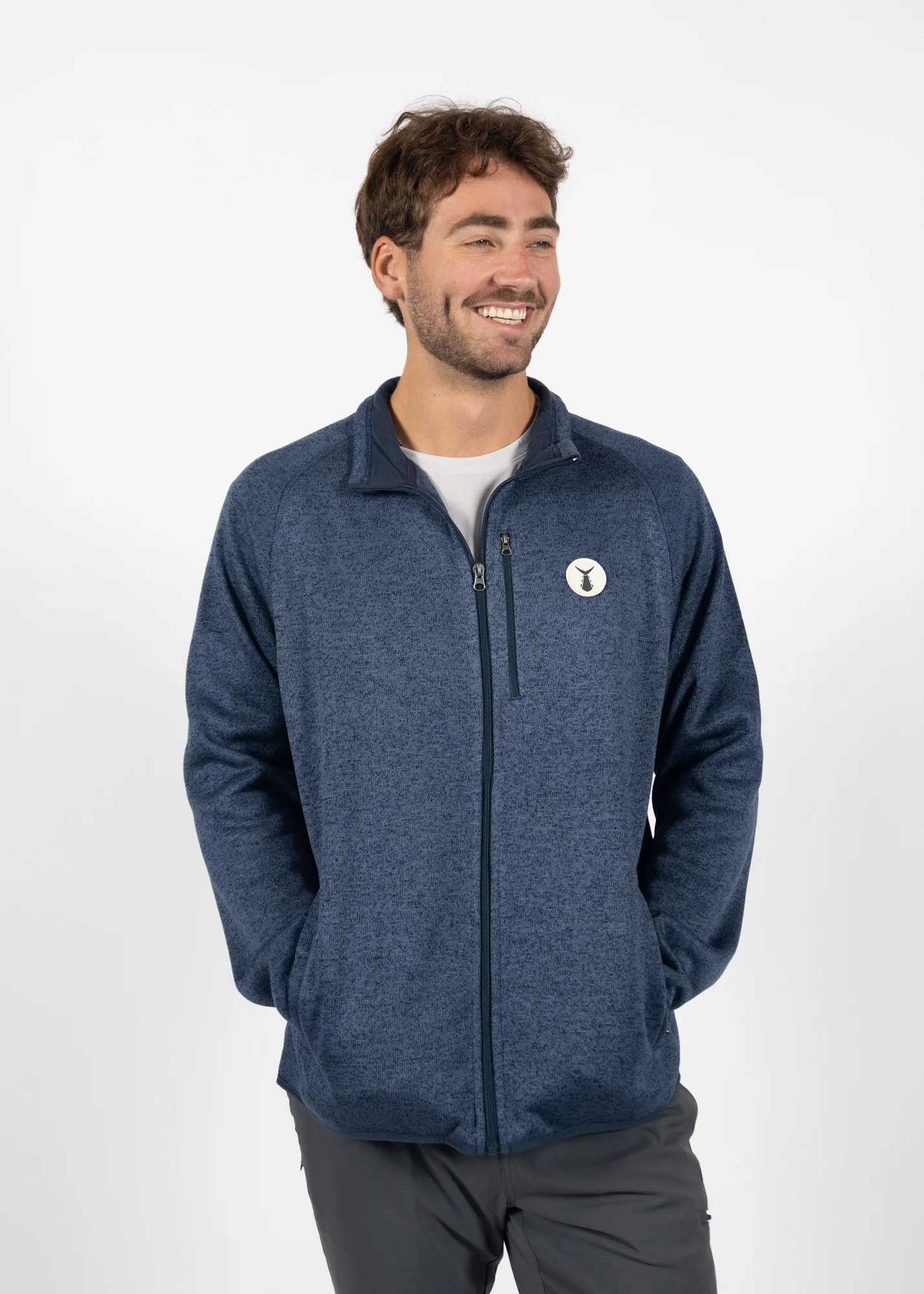 TSK Strata Jacket | Heather Navy - Image 3
