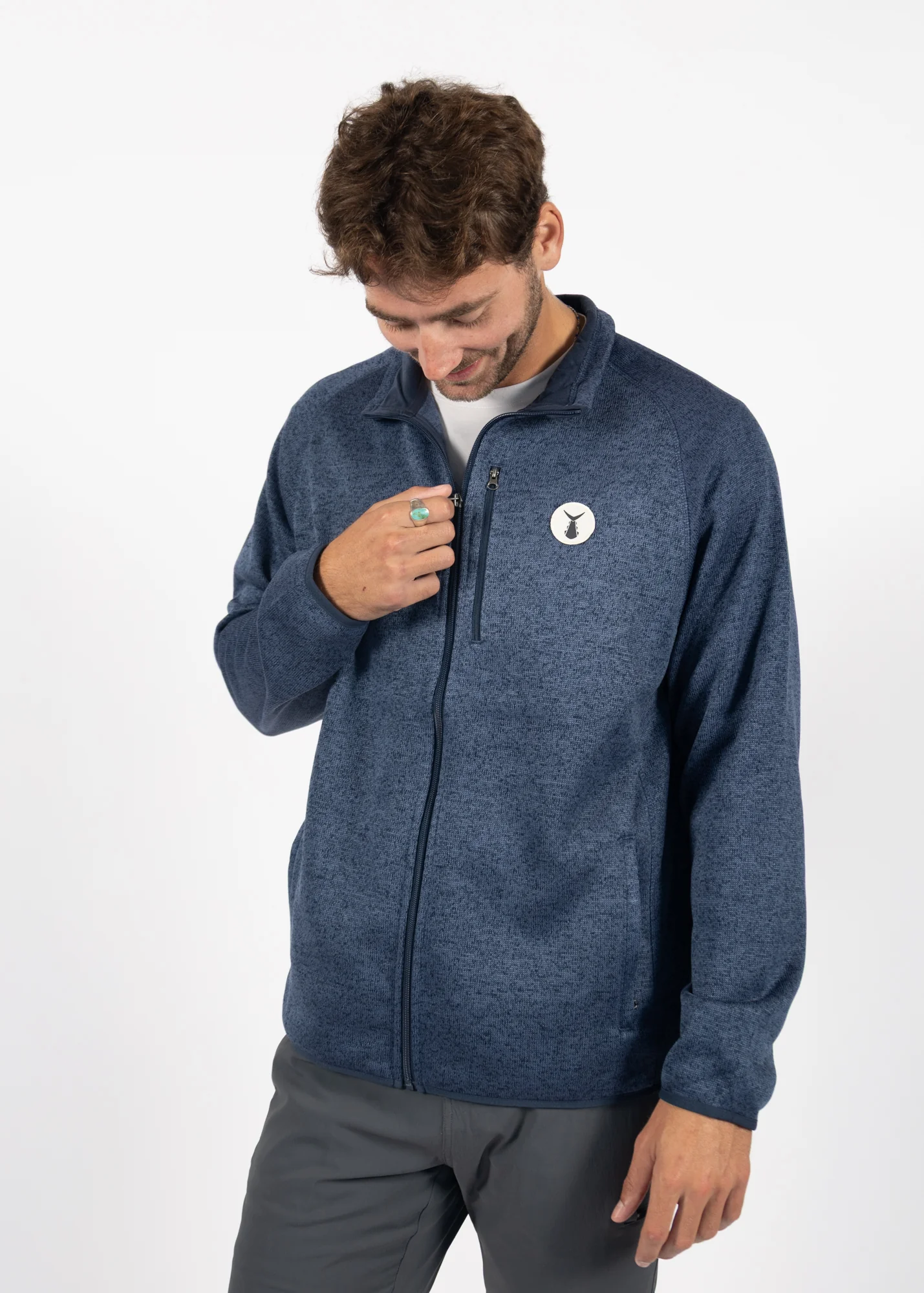 TSK Strata Jacket | Heather Navy - Image 4