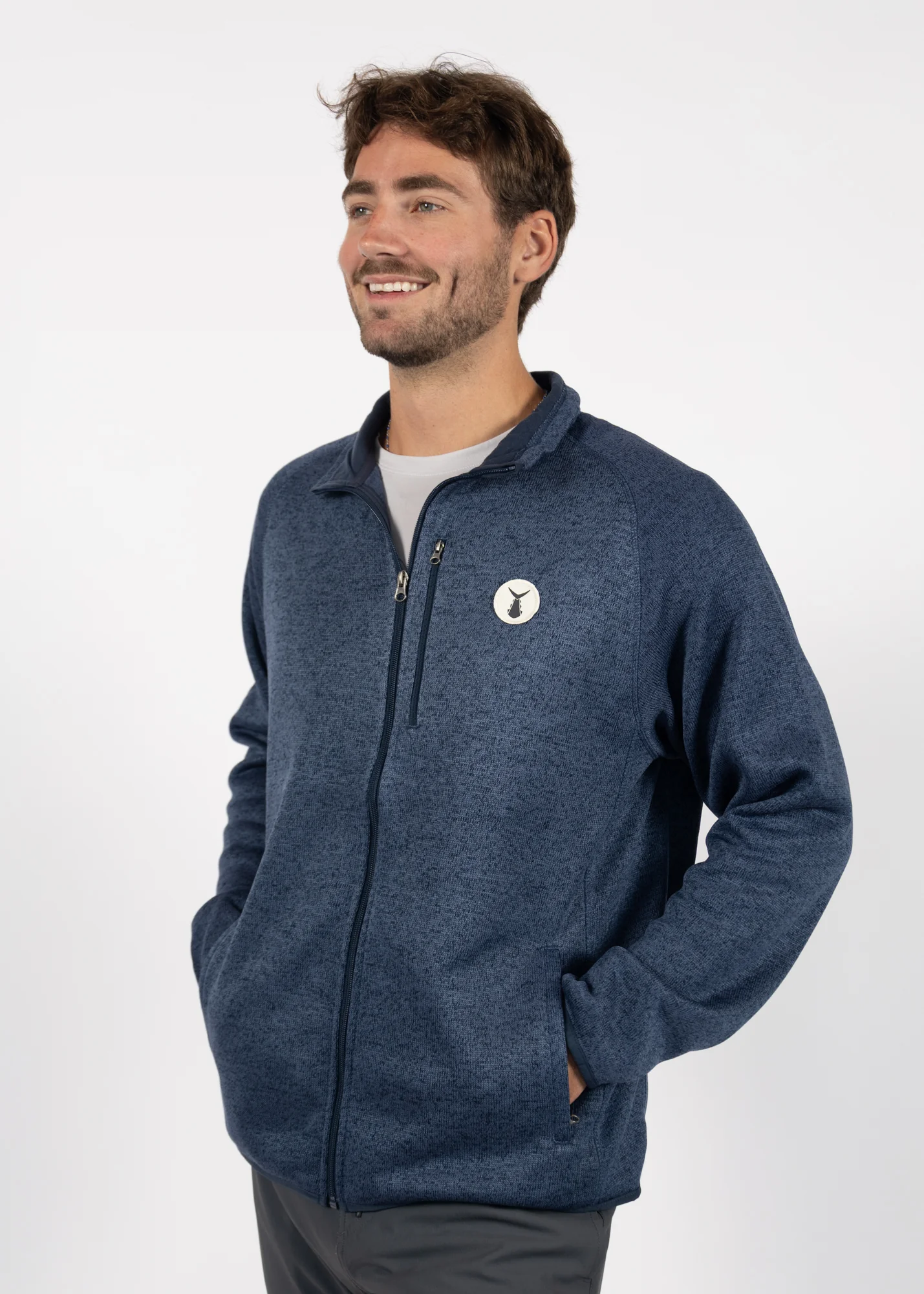 TSK Strata Jacket | Heather Navy - Image 5