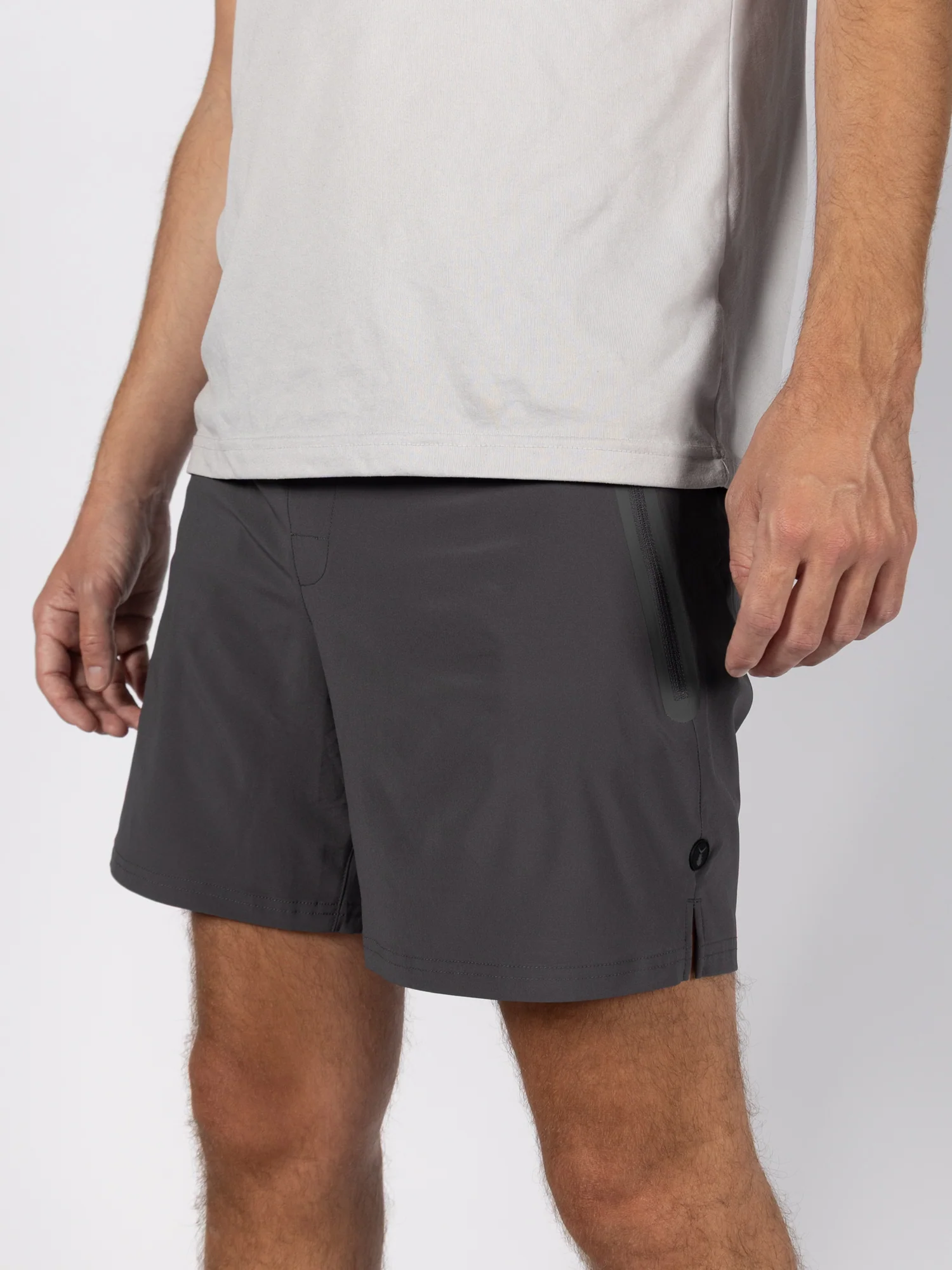 Men's Sway Stretch Lined Shorts | Charcoal - Image 3