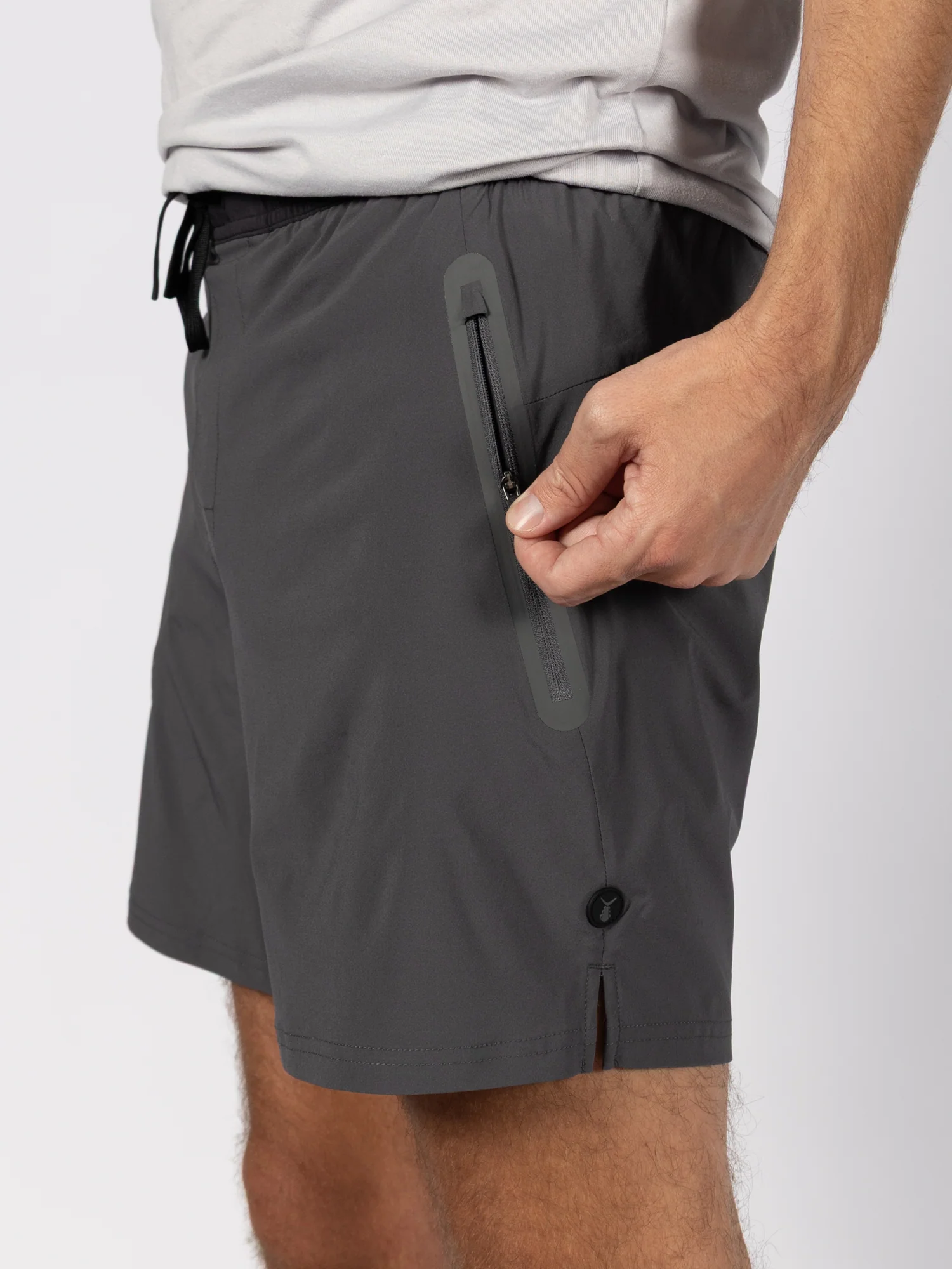 Men's Sway Stretch Lined Shorts | Charcoal - Image 6