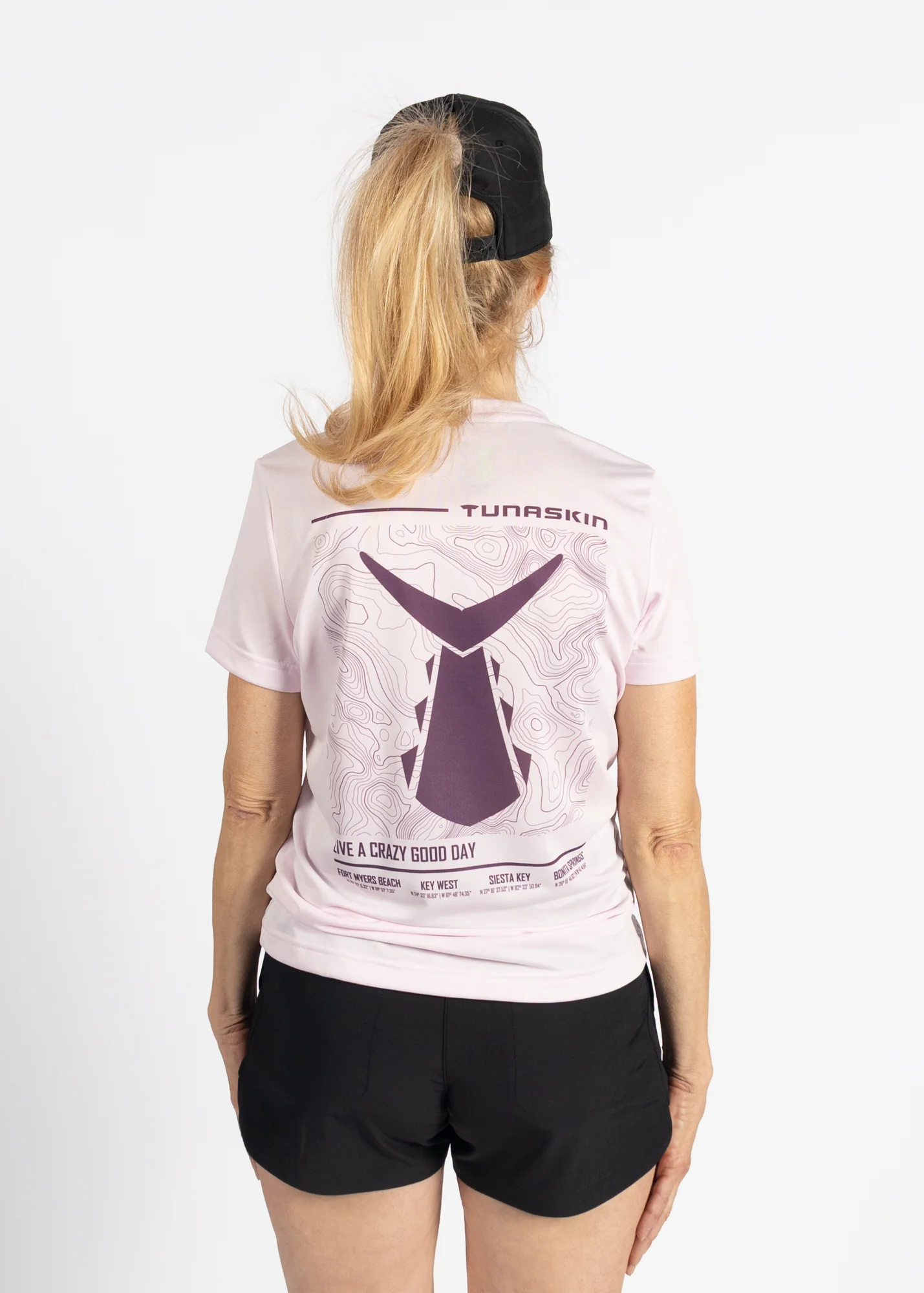 Topo | Women's Echo Performance Short Sleeve V-Neck | Flamingo