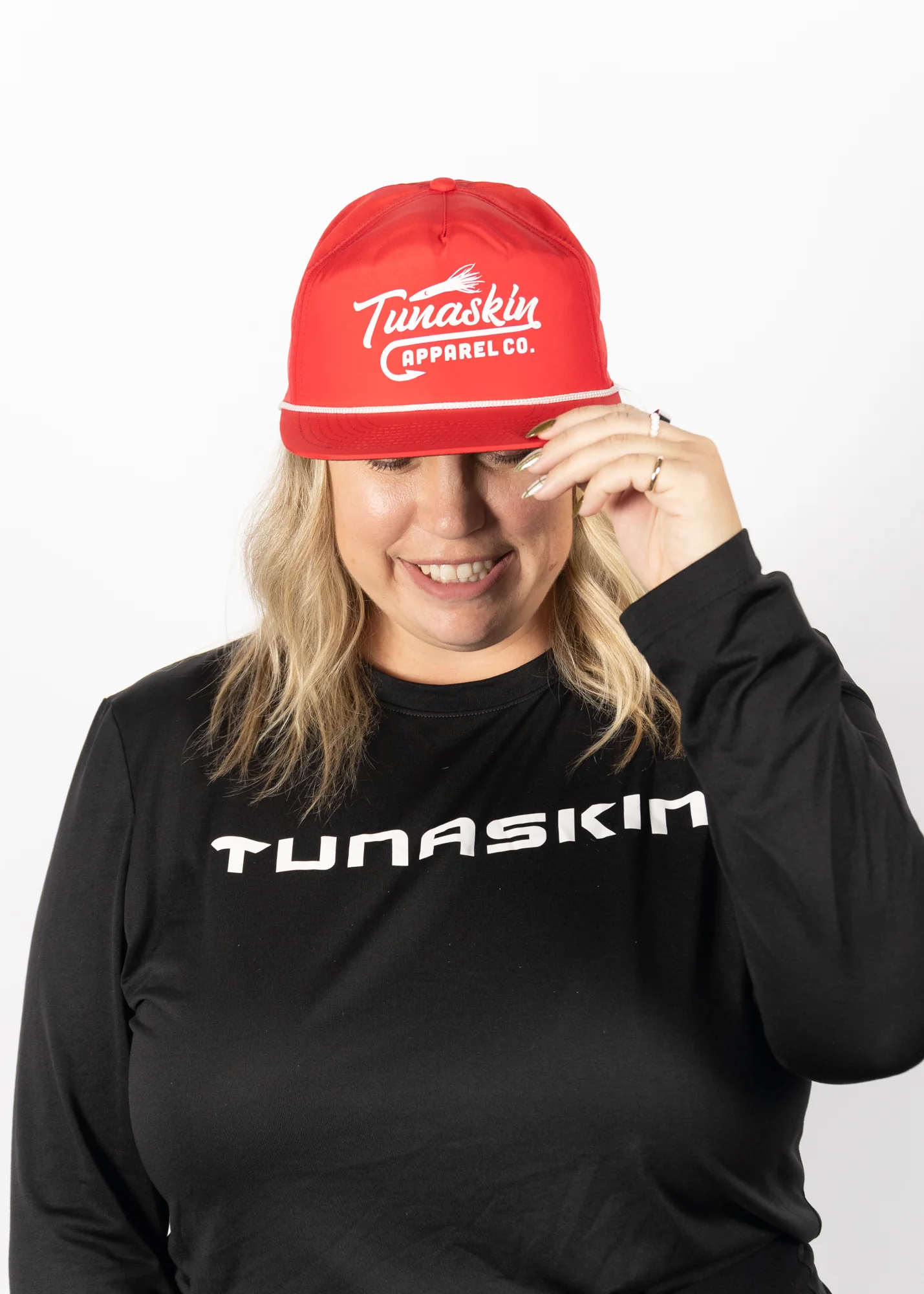 TSK Lure | High Crown Adjustable Hat | Red