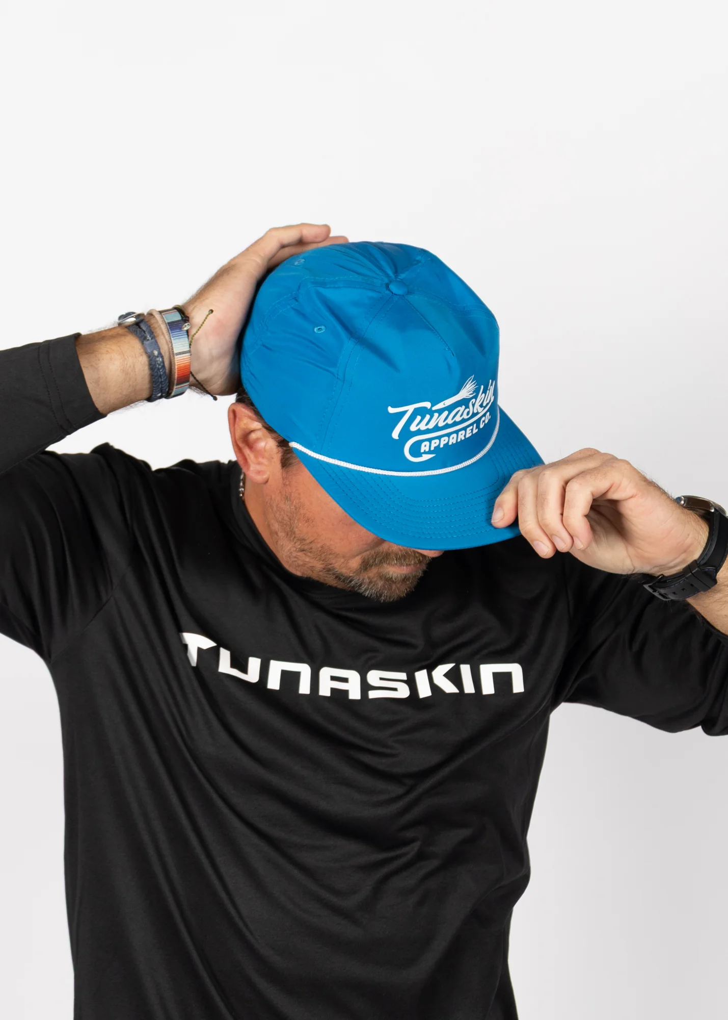 TSK Lure | High Crown Adjustable Hat | Blue - Image 3