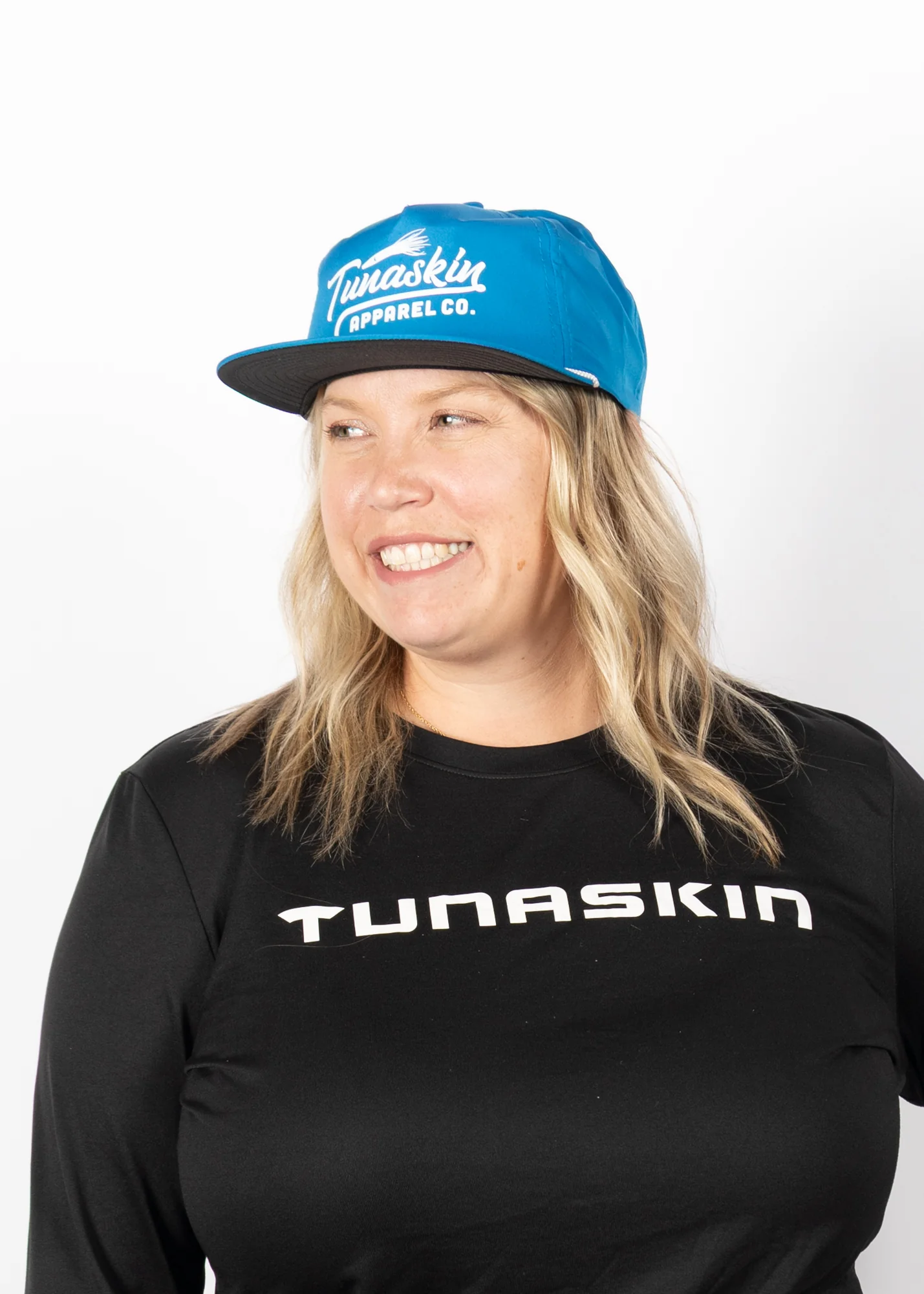 TSK Lure | High Crown Adjustable Hat | Blue - Image 4