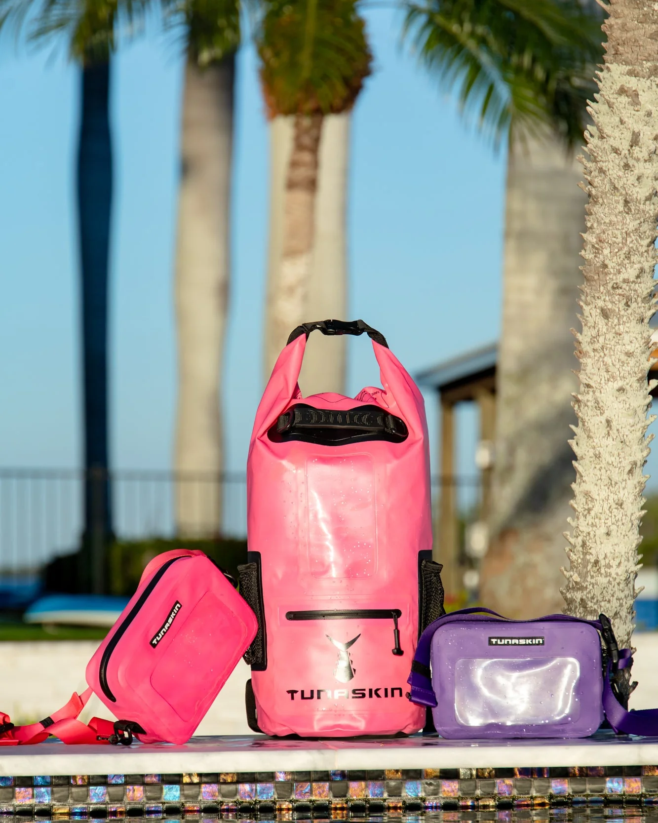 Element Dry Bag | Waterproof 20L Backpack | Hot Pink - Image 10
