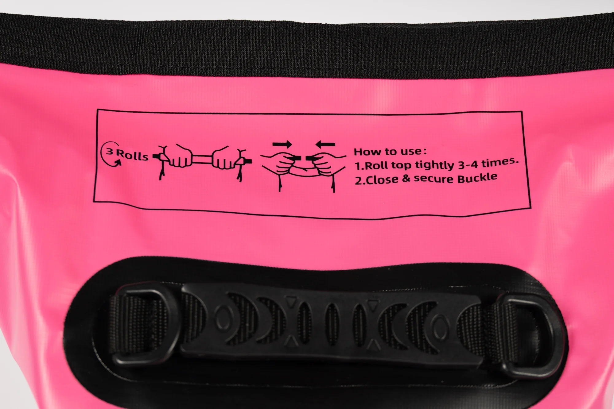 Element Dry Bag | Waterproof 20L Backpack | Hot Pink - Image 8