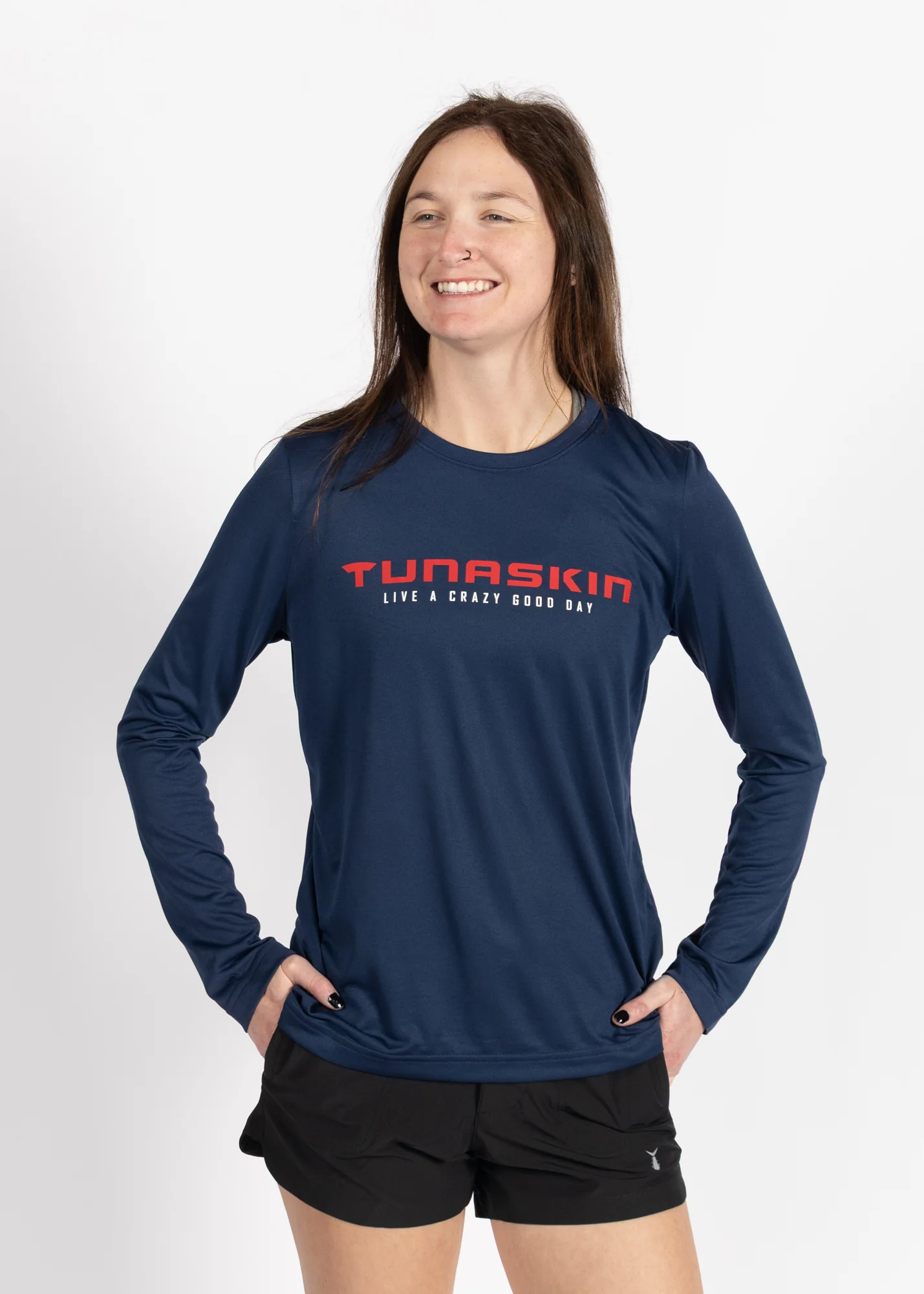 Women's Echo Performance Long Sleeve | Navy
