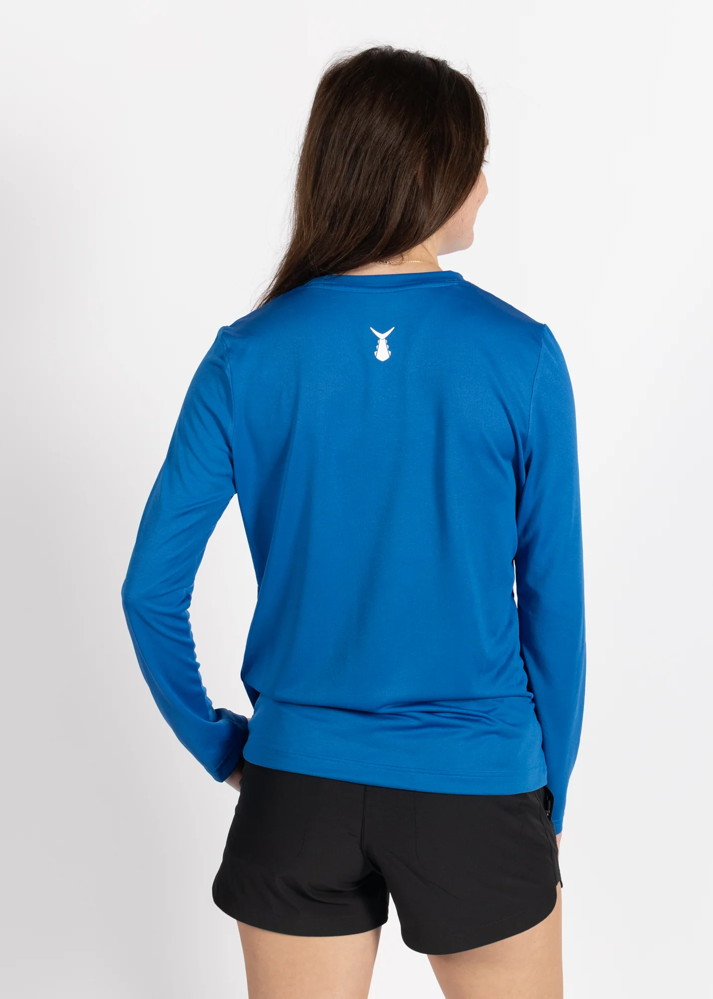 Women's Echo Performance Long Sleeve | Pacific Blue - Image 2