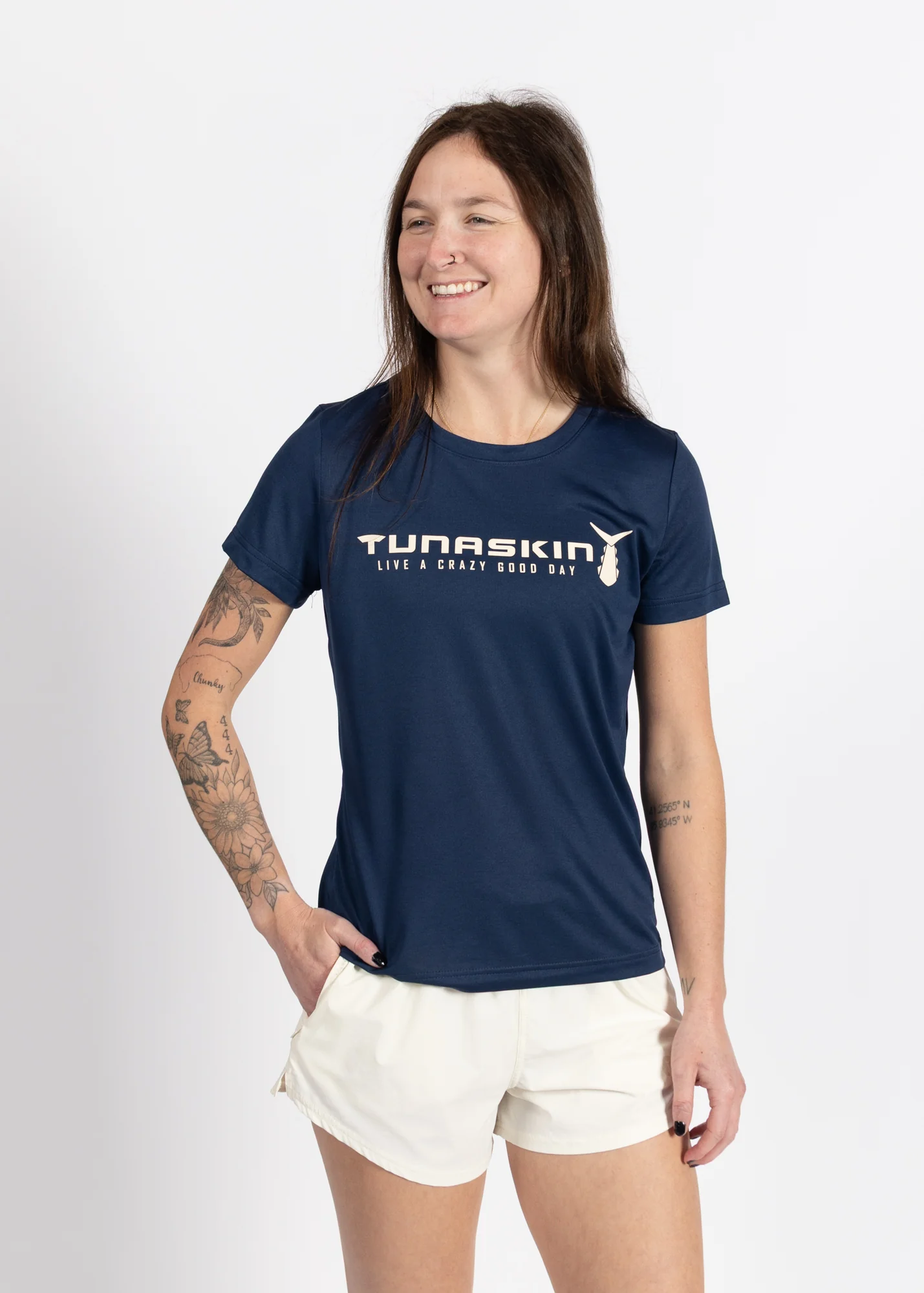Women's Echo Performance Short Sleeve | Navy - Image 2