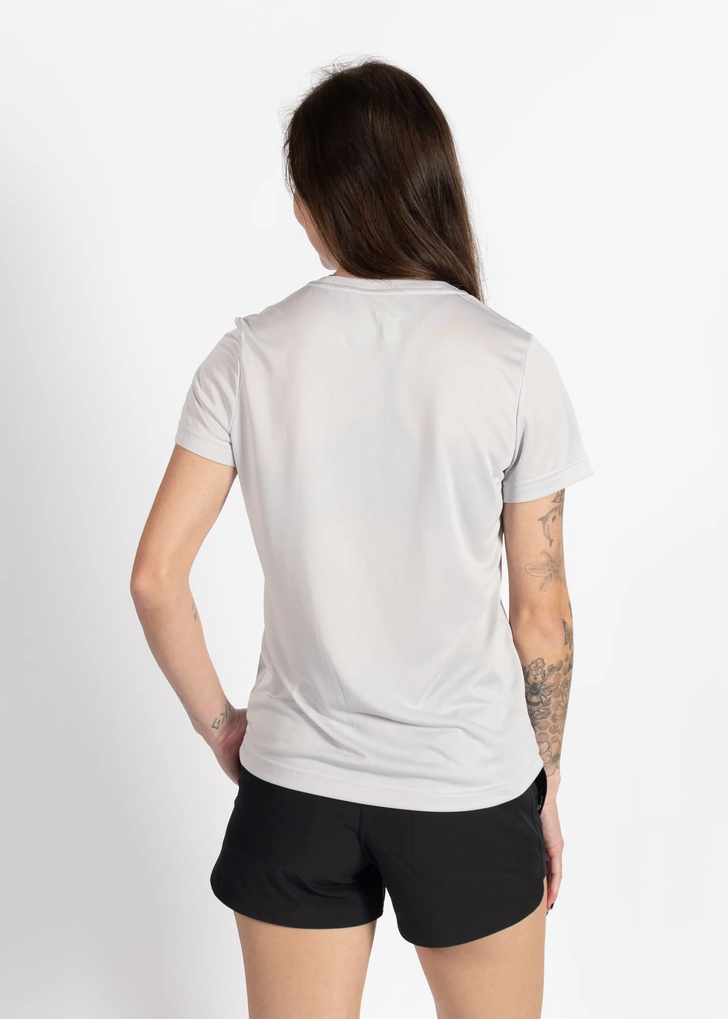 Women's Echo Performance Short Sleeve | Silver - Image 3