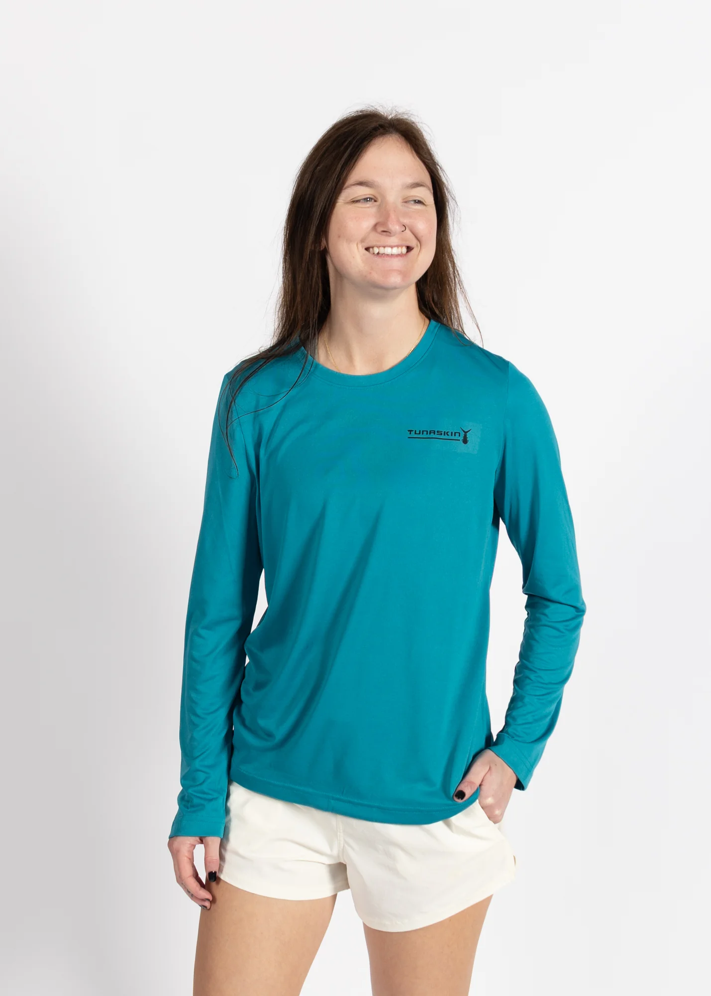 Topo | Women's Long Sleeve Echo Performance | Teal - Image 2