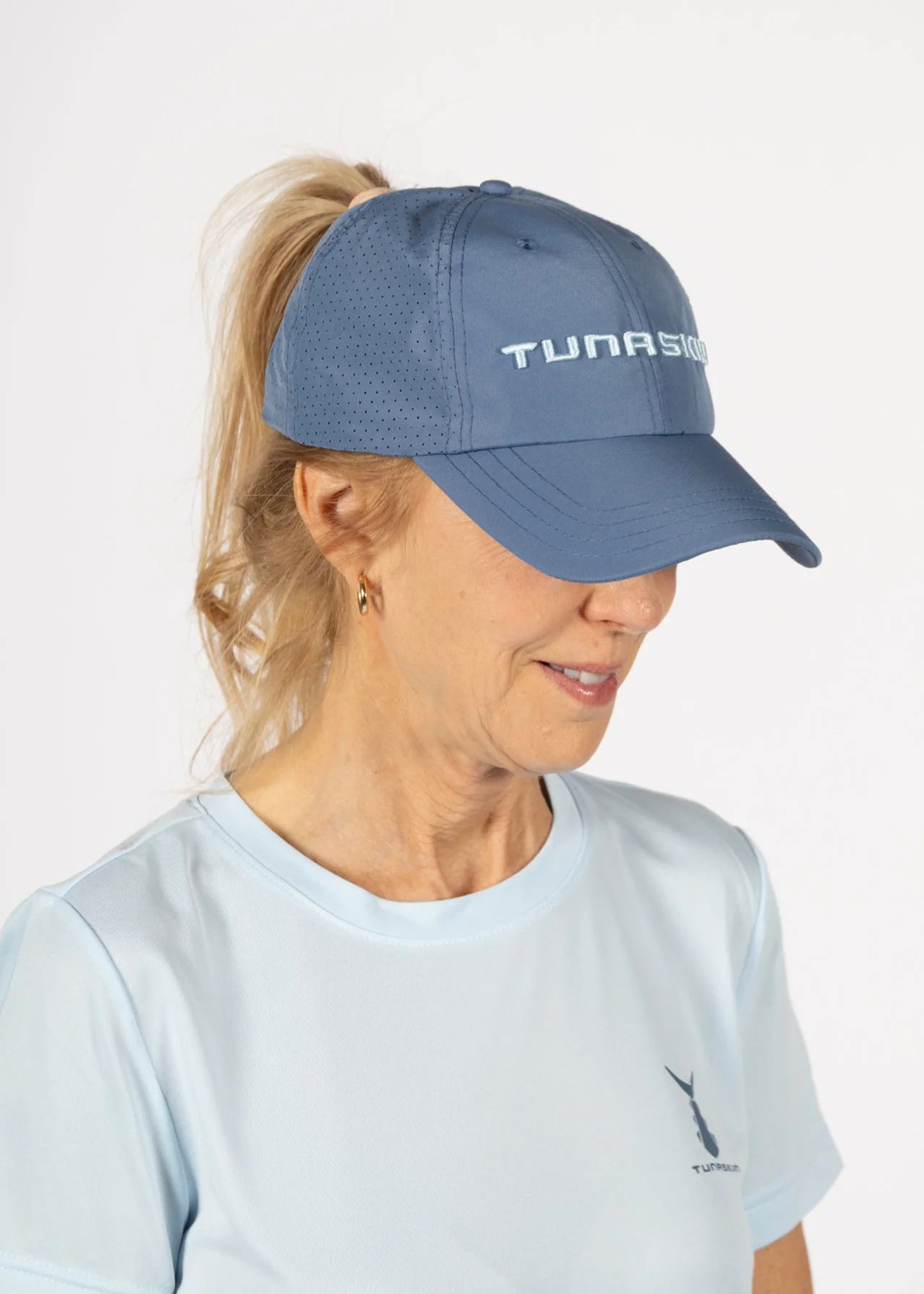 Women's Unstructured Ponytail Hat | Slate - Image 4