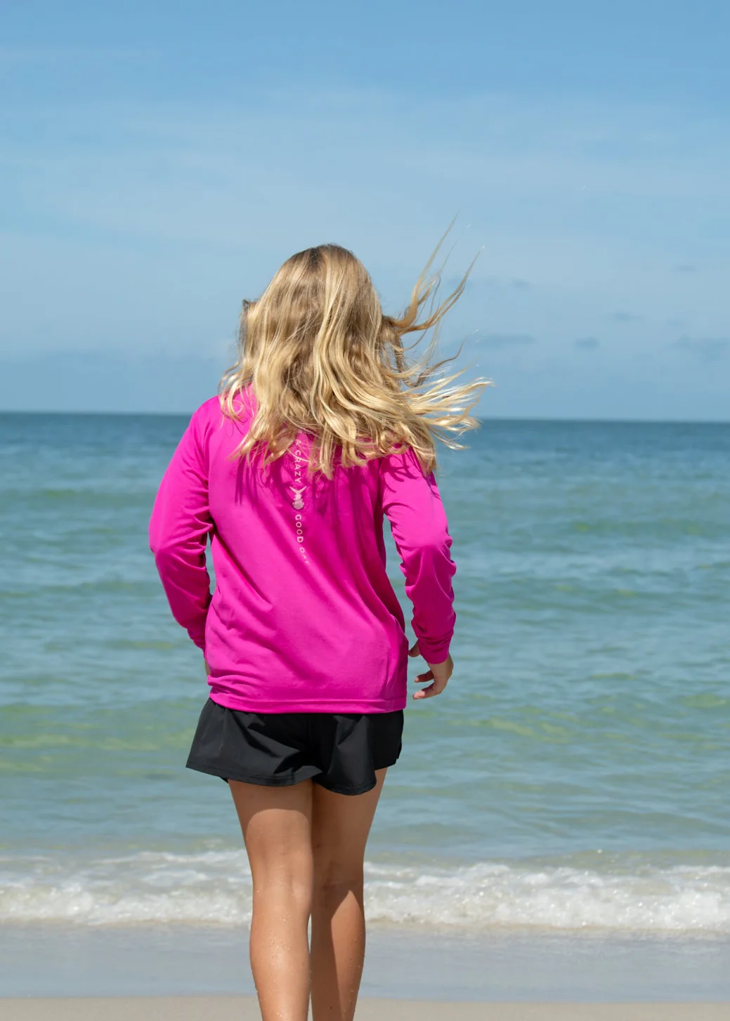 Youth Echo Performance Long Sleeve | Dragonfruit - Image 2