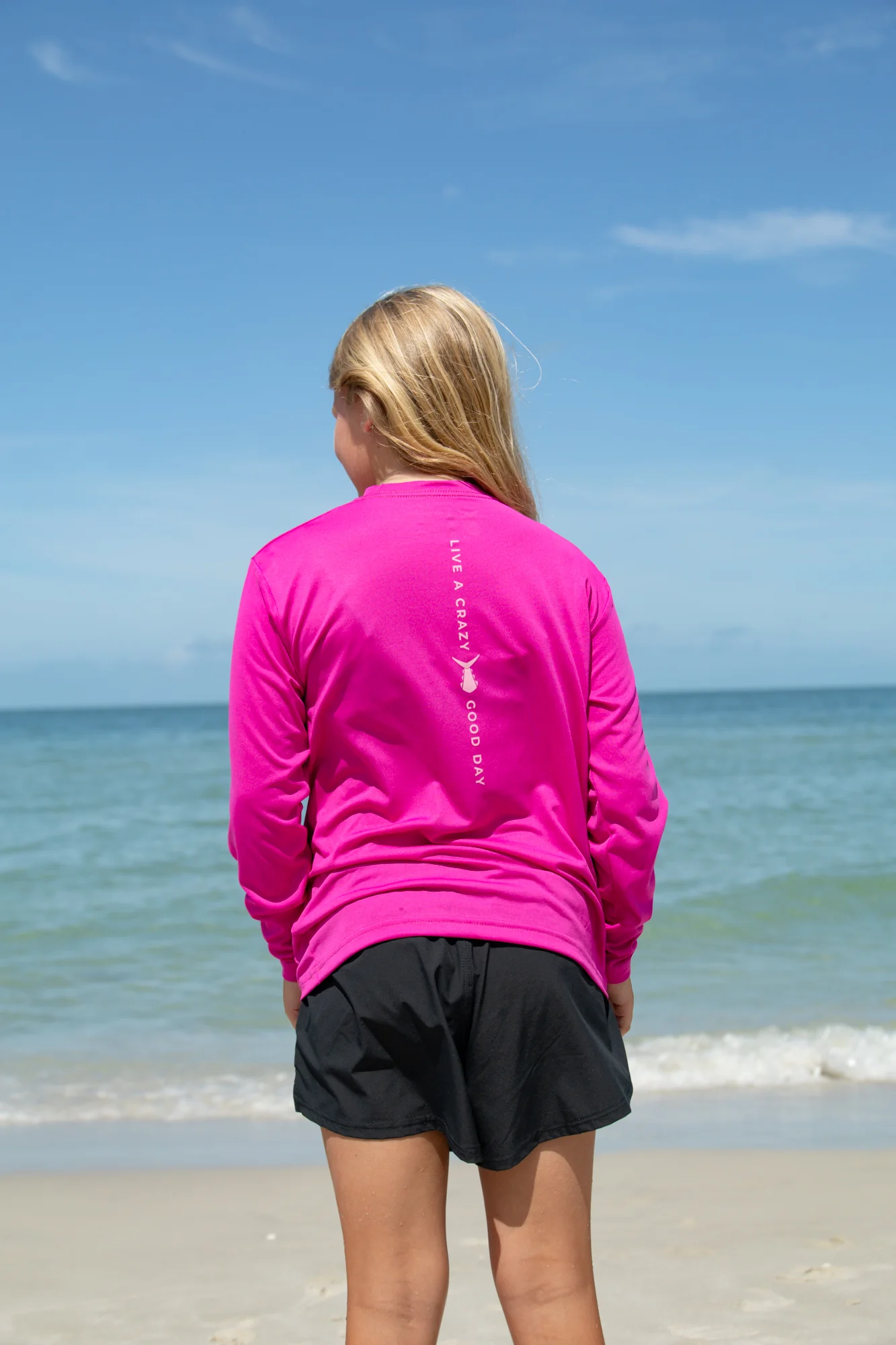 Youth Echo Performance Long Sleeve | Dragonfruit - Image 4