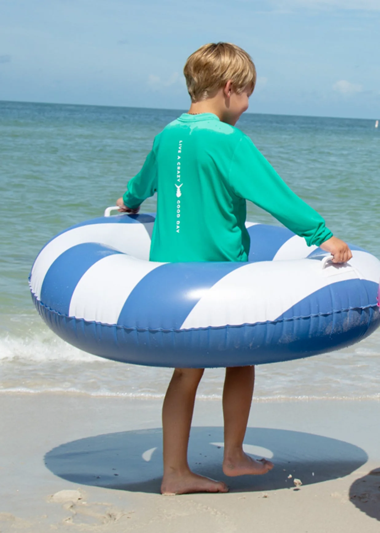 Youth Echo Performance Long Sleeve | Green Flash - Image 2