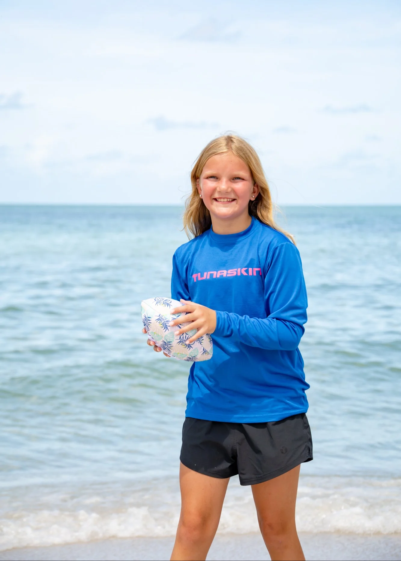 Youth Echo Performance Long Sleeve | Pacific Blue