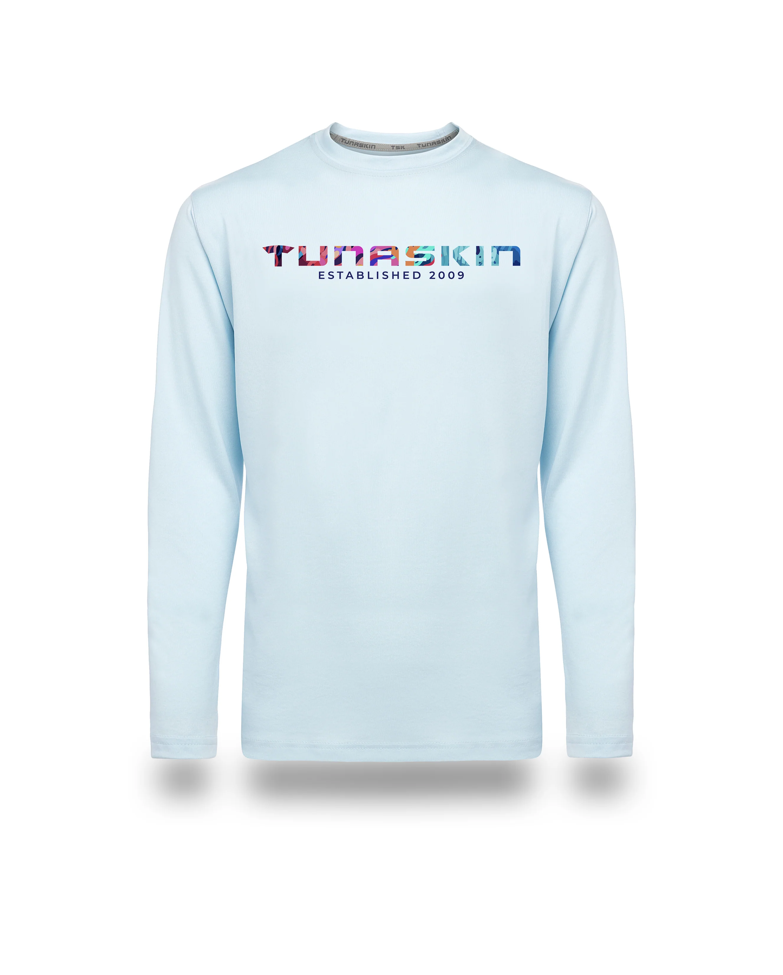 Octopus | Youth Echo Performance Long Sleeve | Ice Blue - Image 4